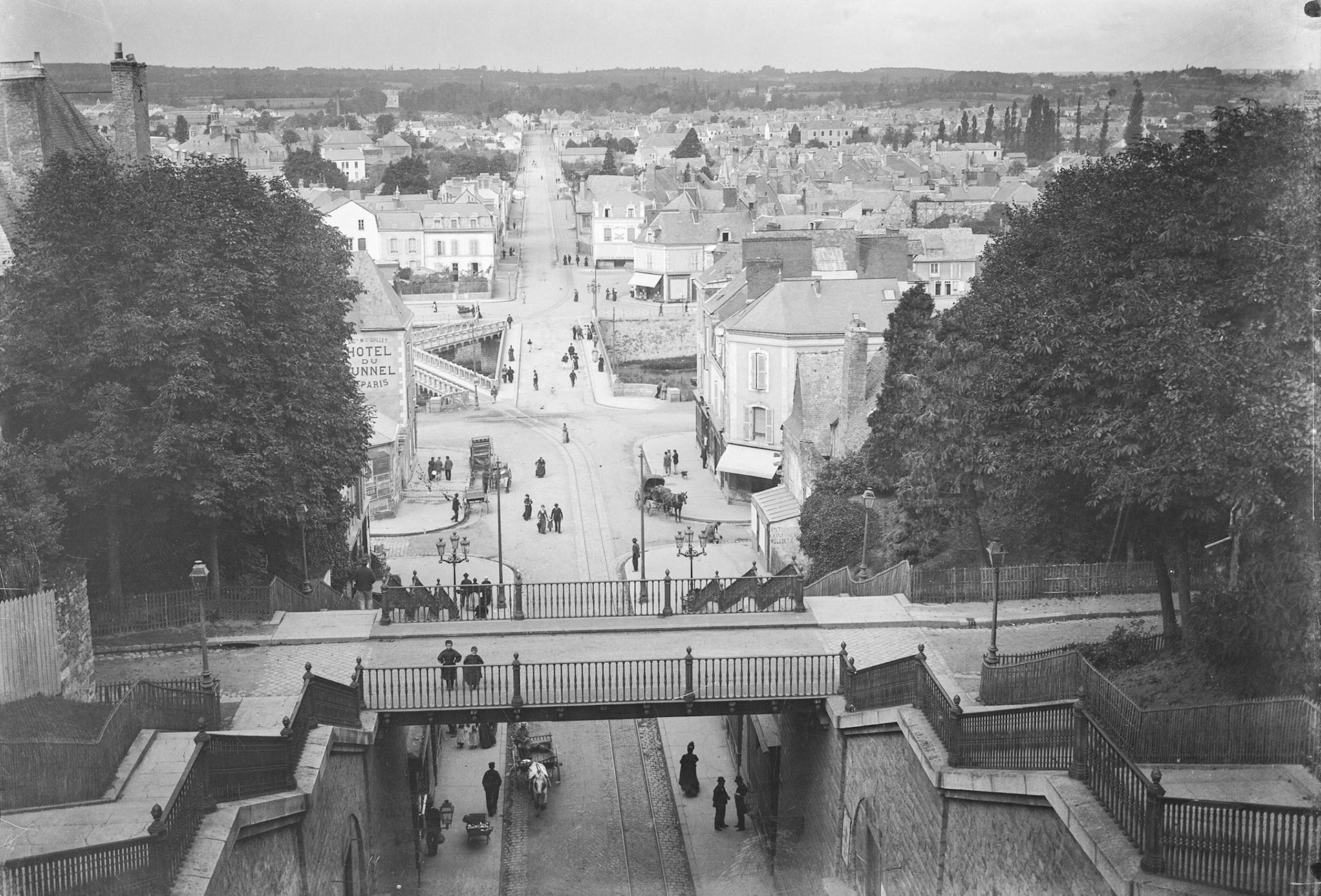 Le Mans - Vue depuis le tunnel des Jacobins