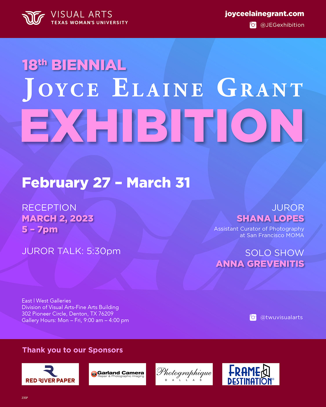 J.E.G. Exhibition – formatted for Instagram