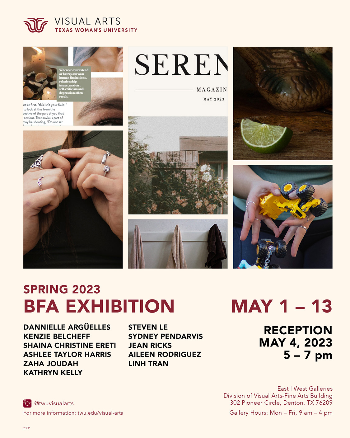 BFA Exhibition – formatted for Instagram