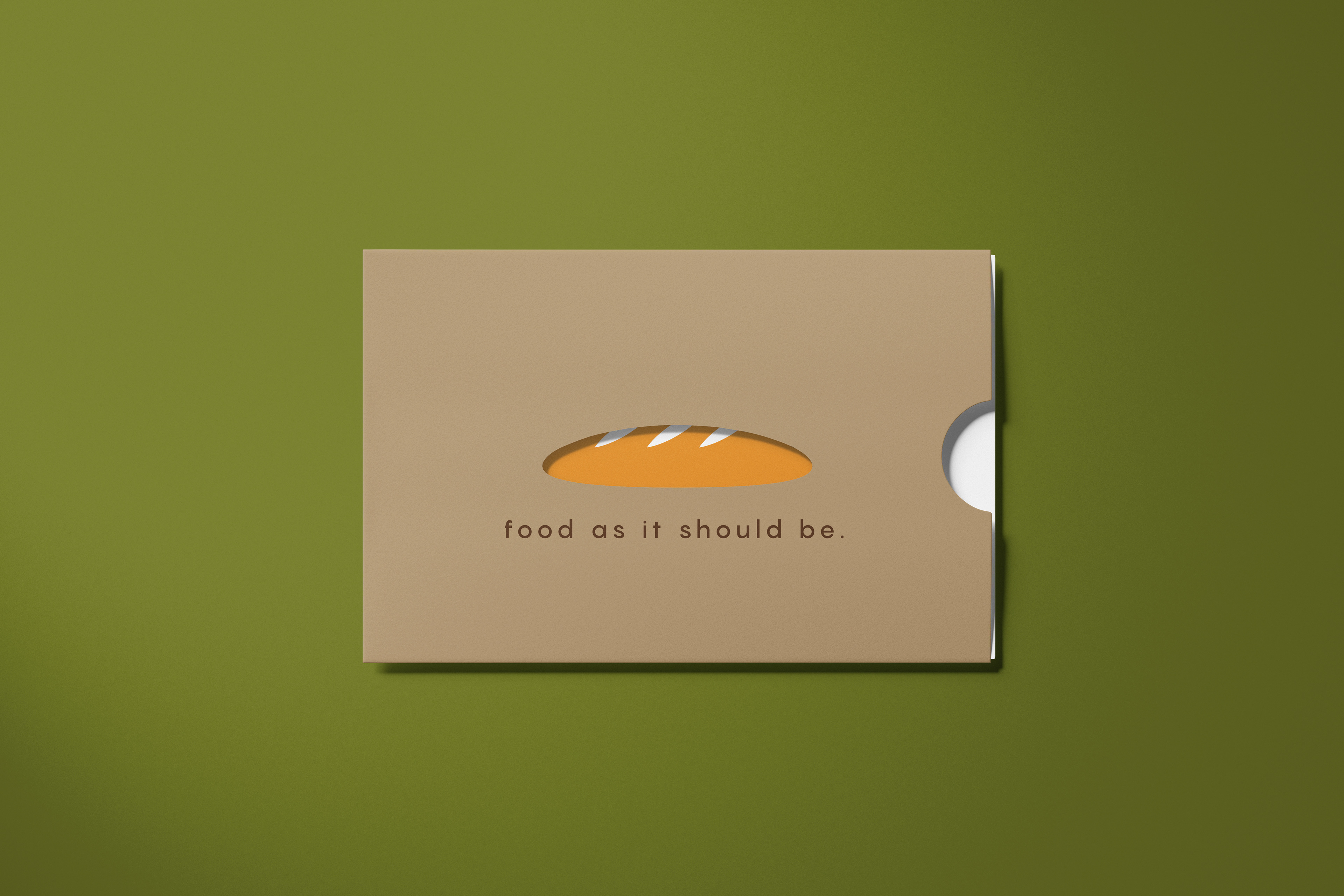 Business Card in Sleeve