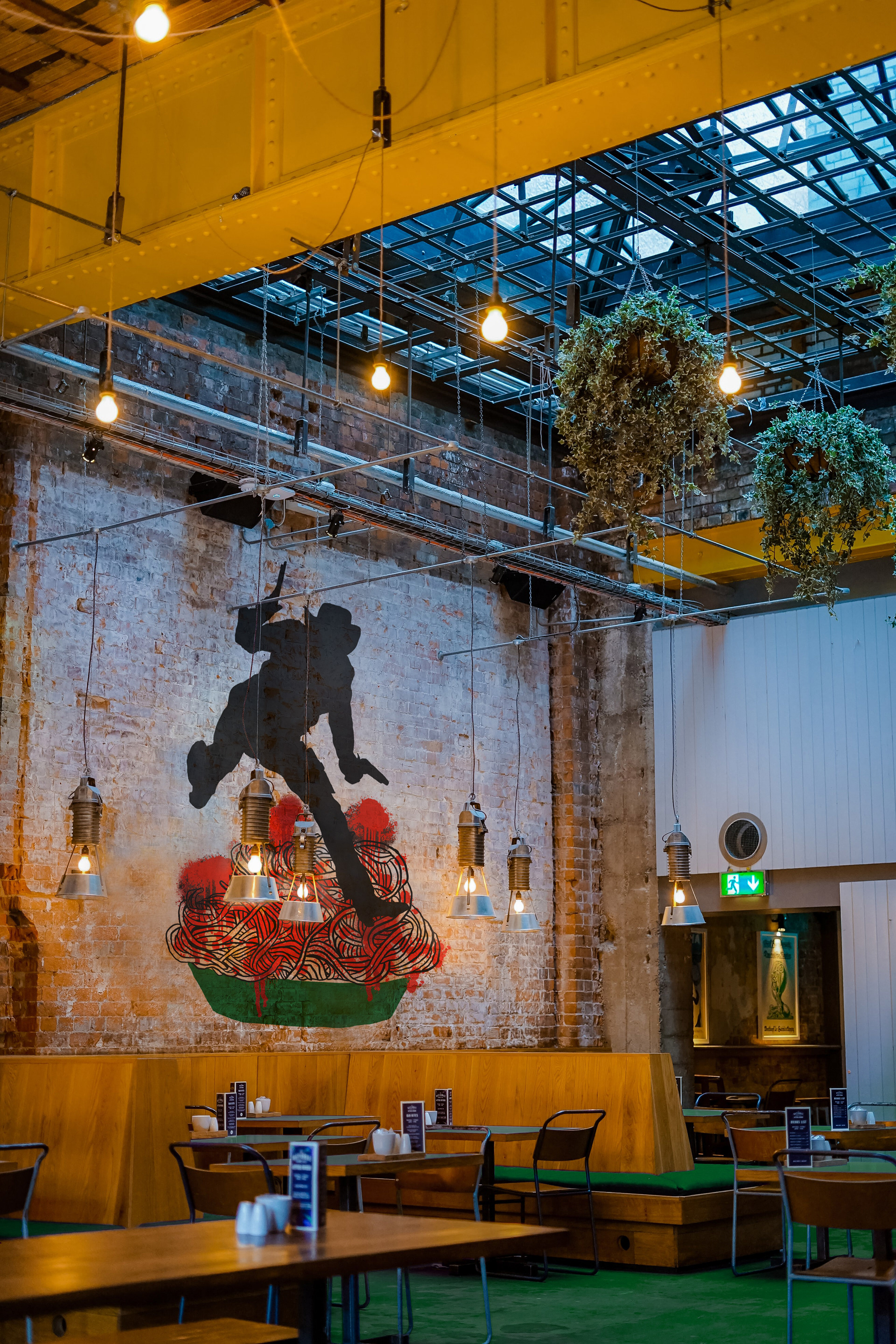 Brand collateral Illustration as a wall Mural