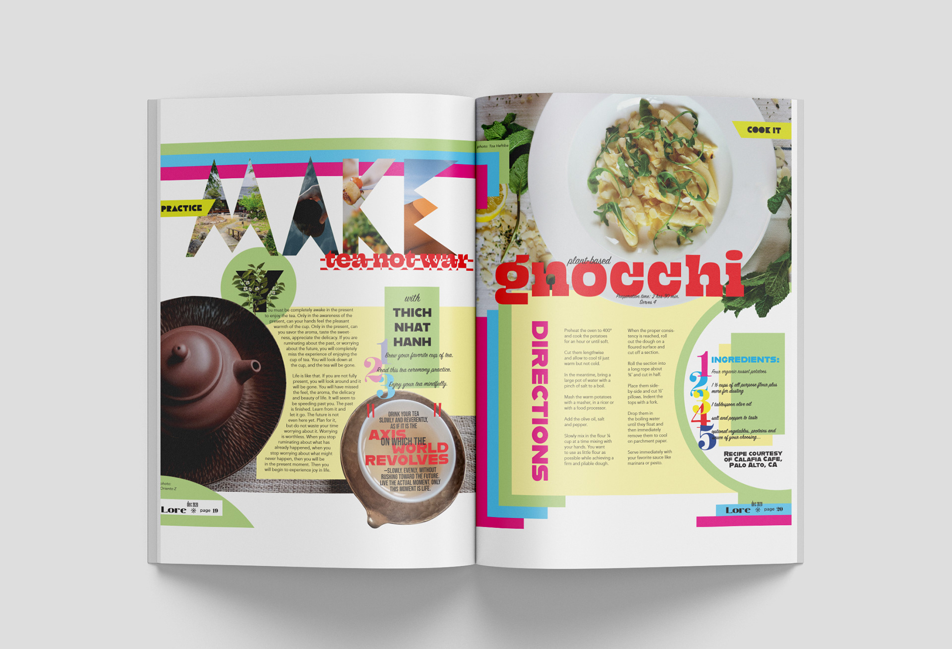 Department Pages Spread