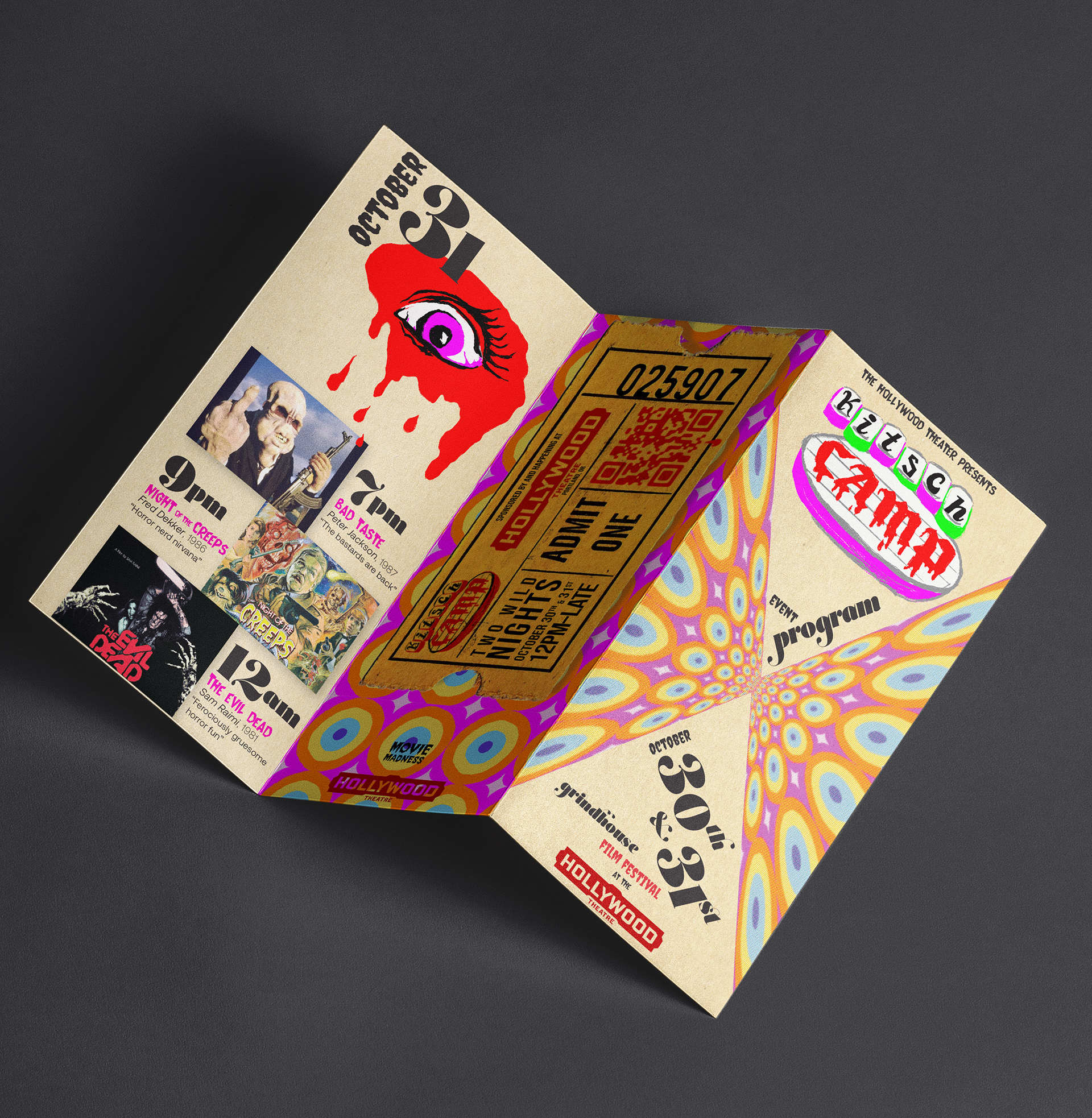 Kitsch Camp Event Program Exterior