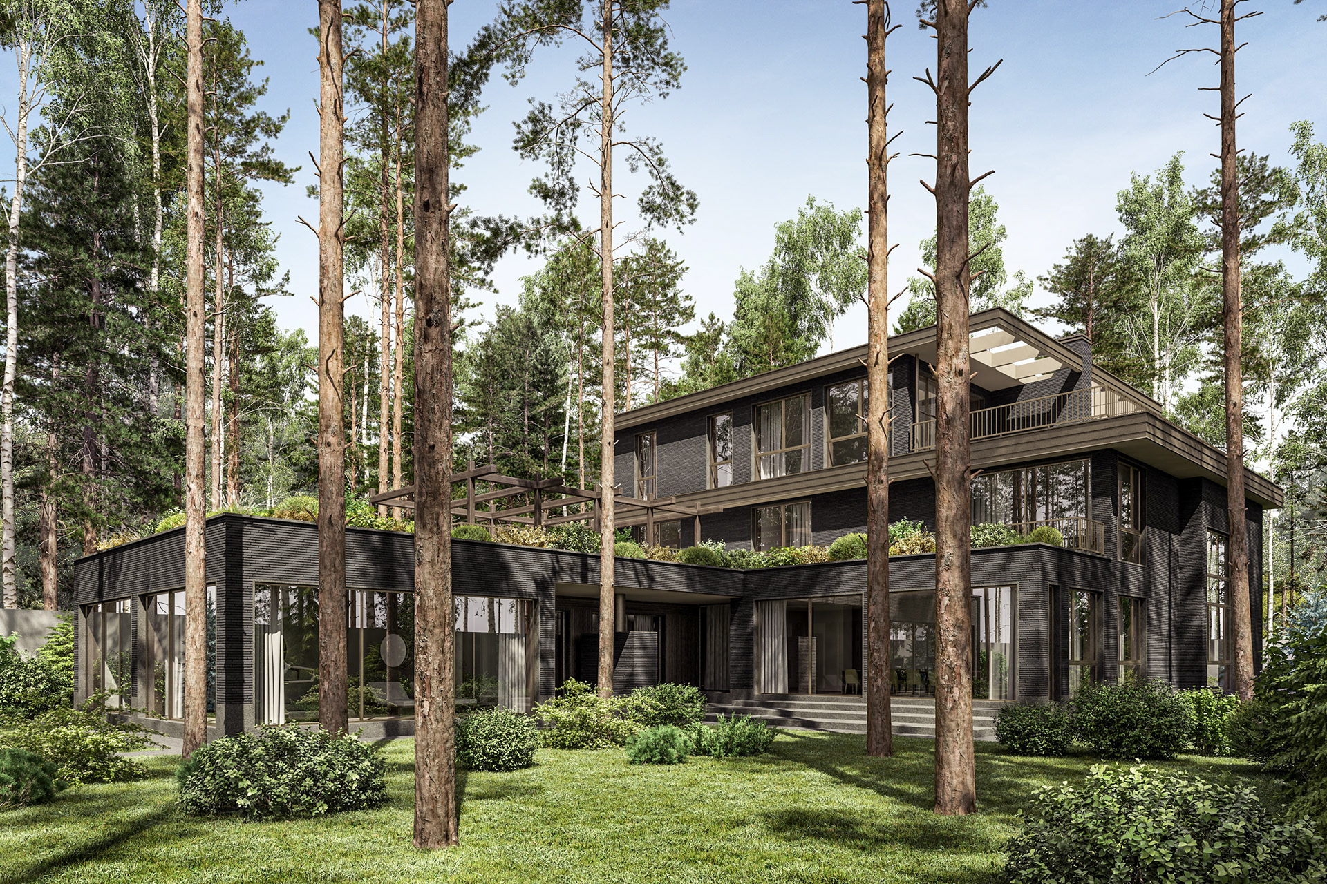 rendering architettura | progetto Villa XX Settembre Milano