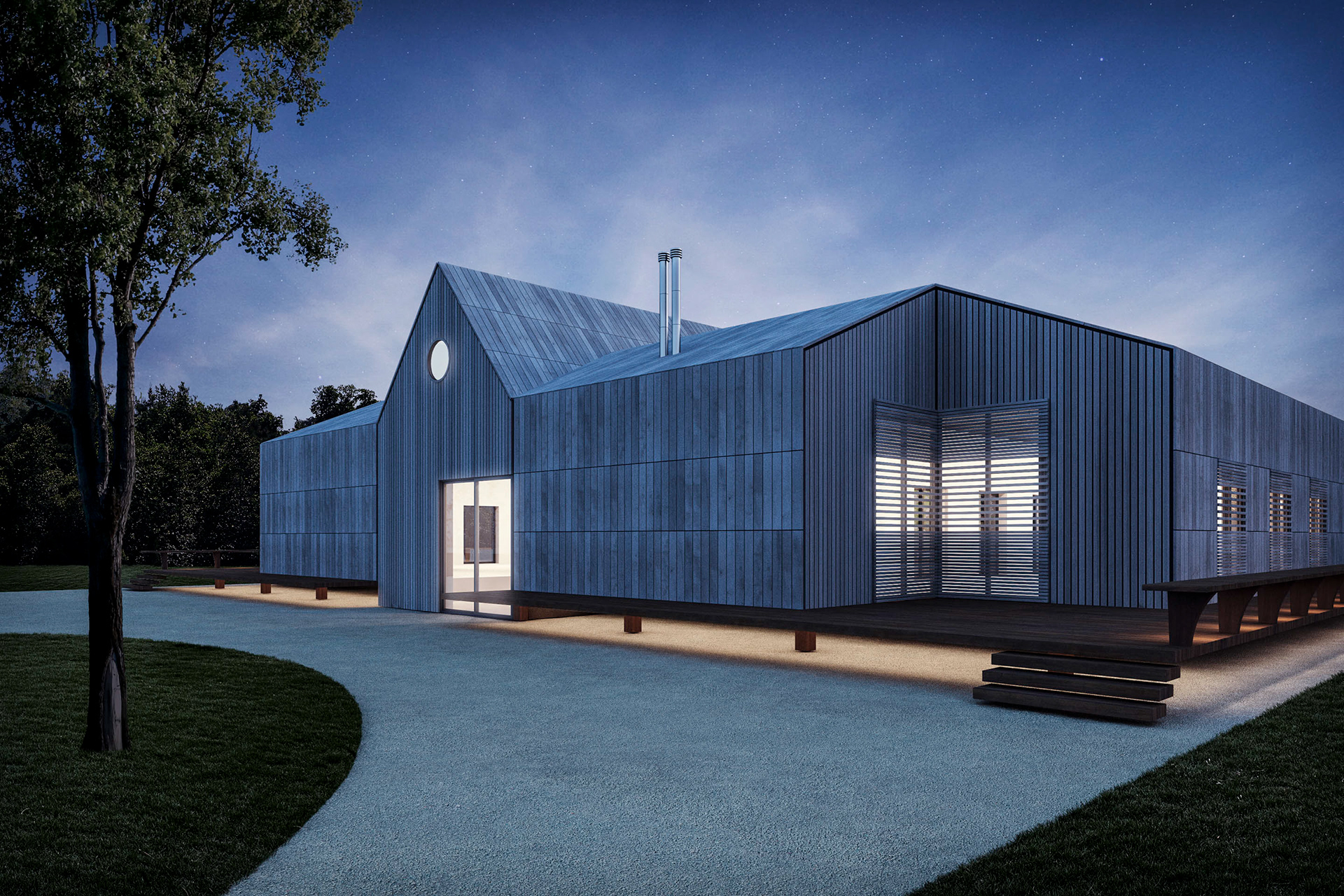 Club Floating House | rendering per Arch. Matteo Gardino