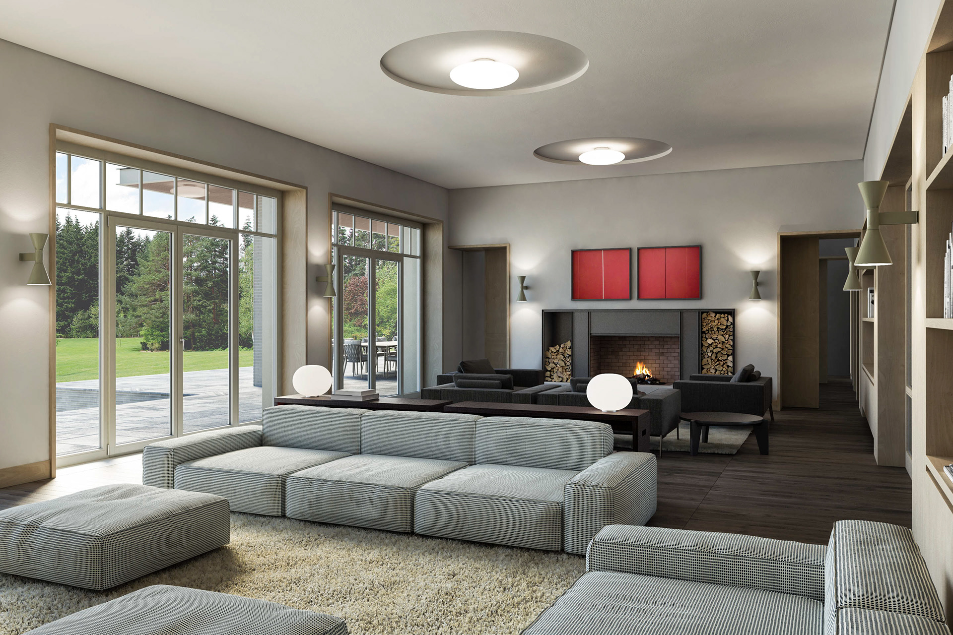 2018 | Luxury living room | Raboni Architetti