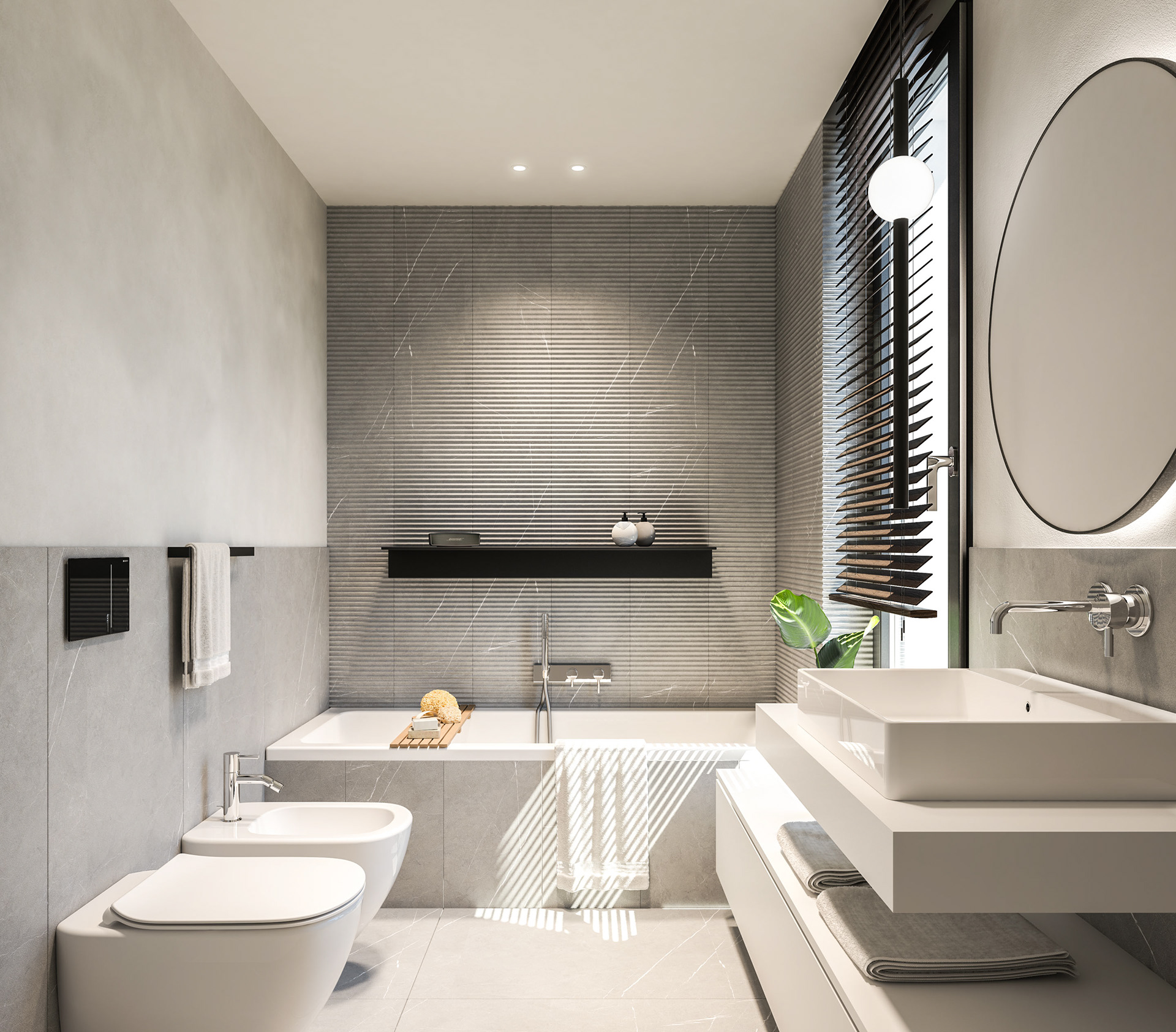 Rendering Real Estate | G2 Building Milano | bagno