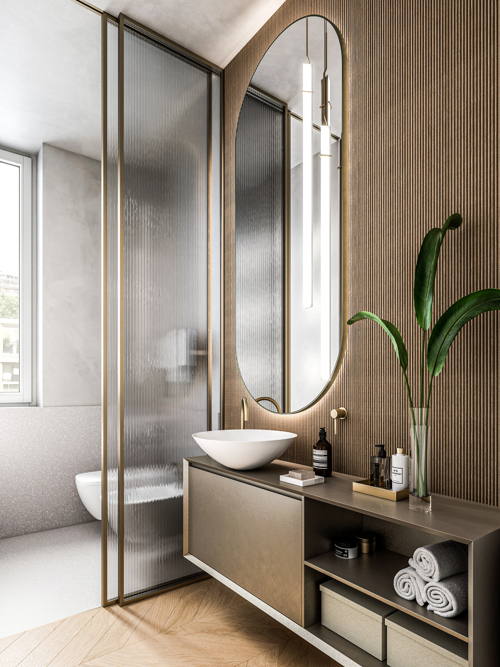 Rendering Interni | Appartamento SV | bagno