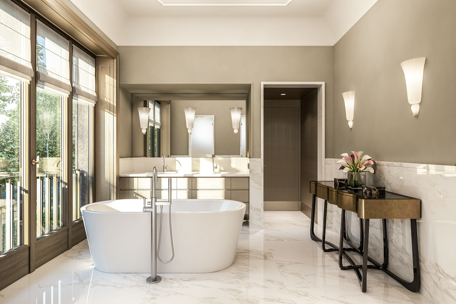 Rendering Interni | Villa Dariyno | bagno