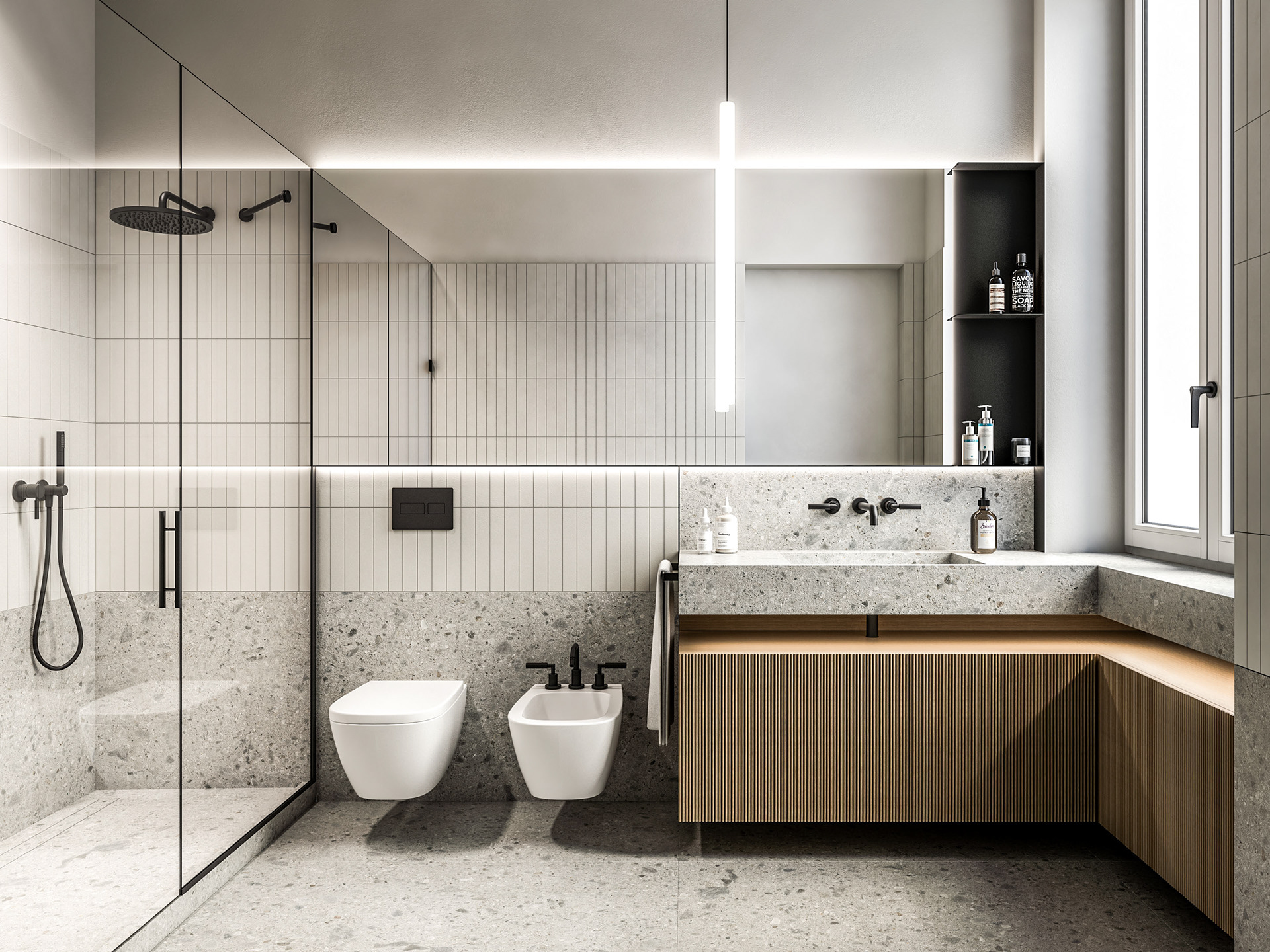 Rendering Interni | Appartamento SV | bagno