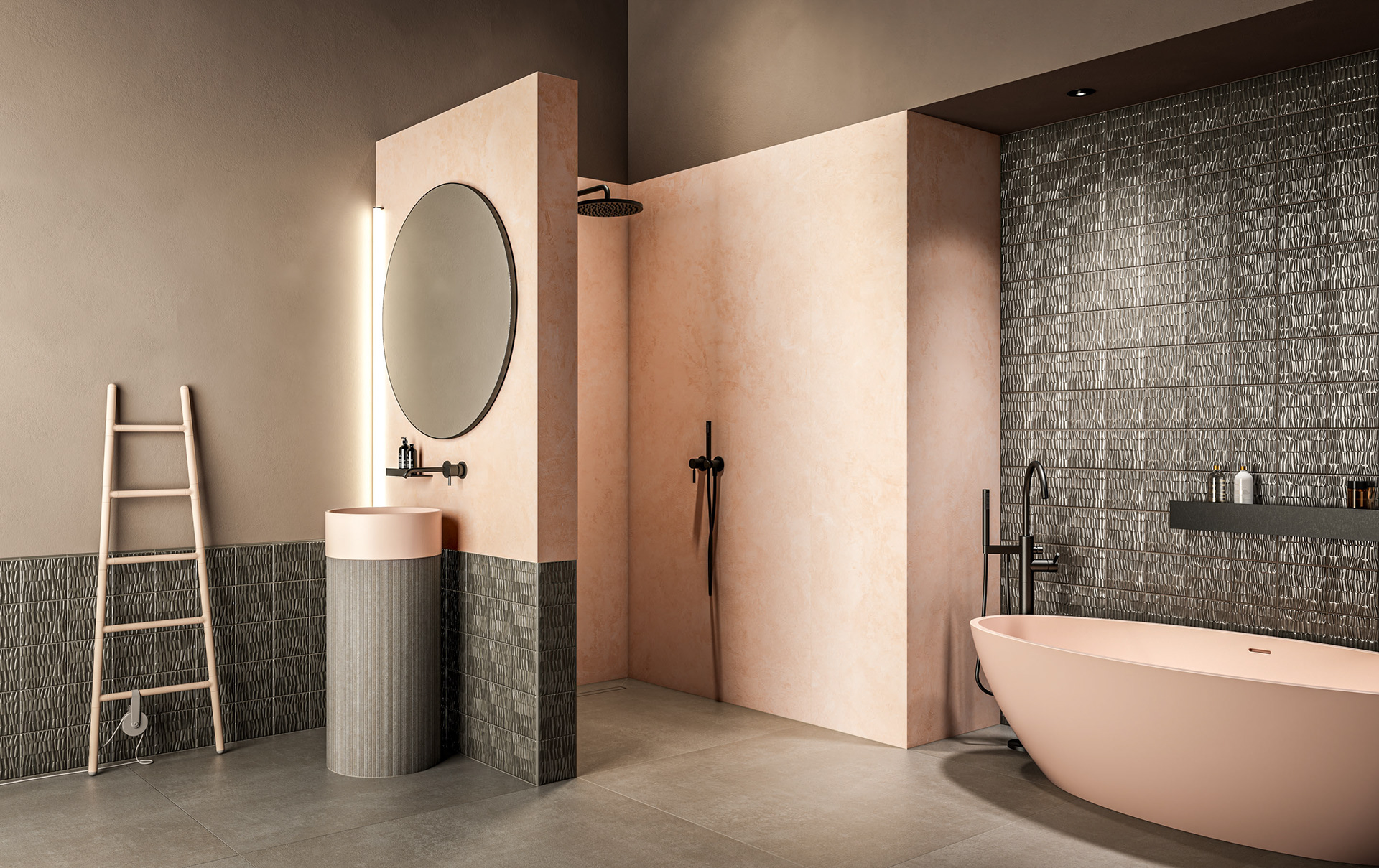 Rendering Design | Collezione Bamboo | bagno