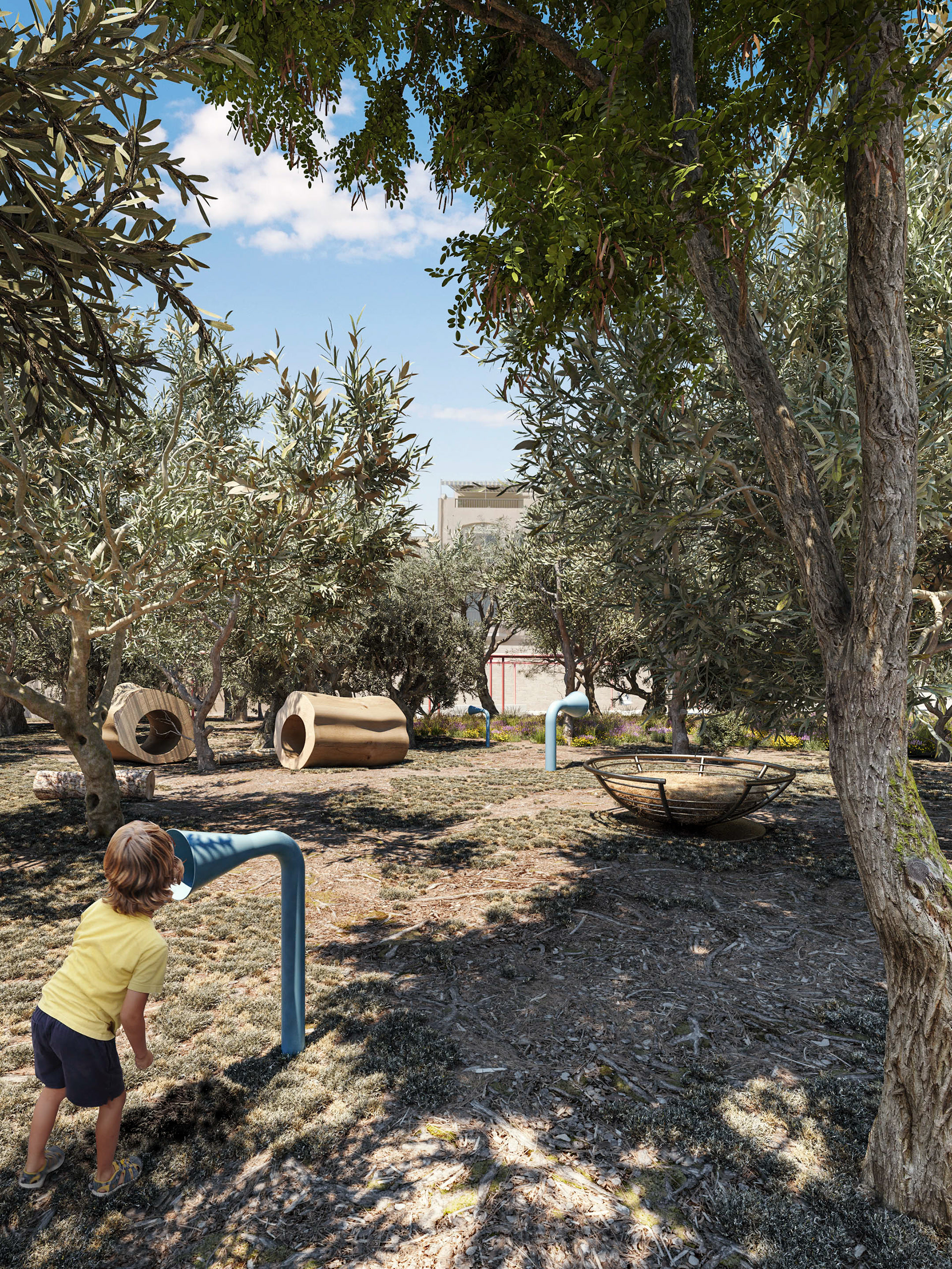 Concorso Malta | rendering per Arch. Elisa Cattaneo, Nidum, Openworkstudio