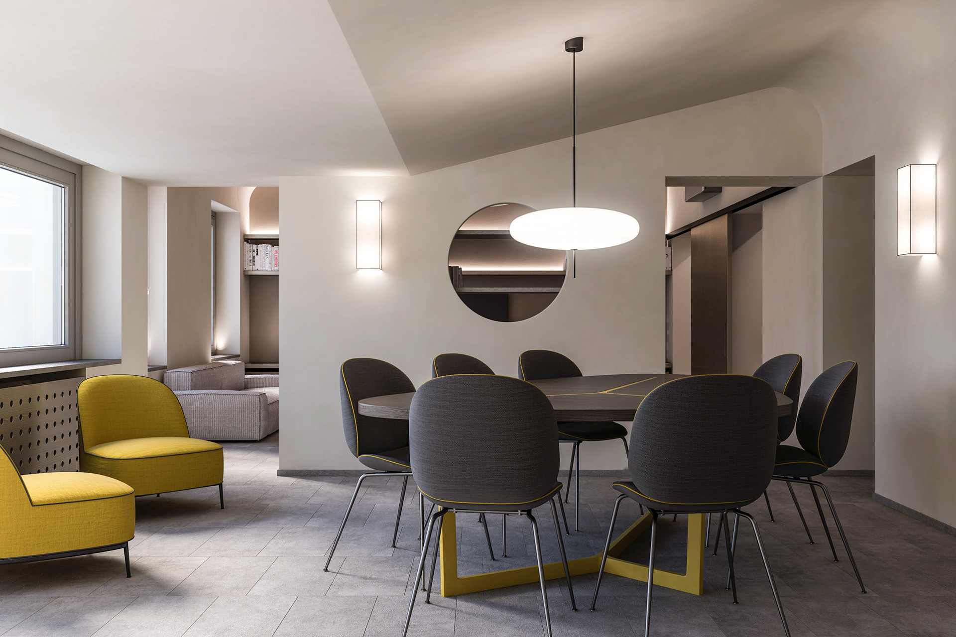 2020 | Dining room apartment in Rome | Raboni Architetti