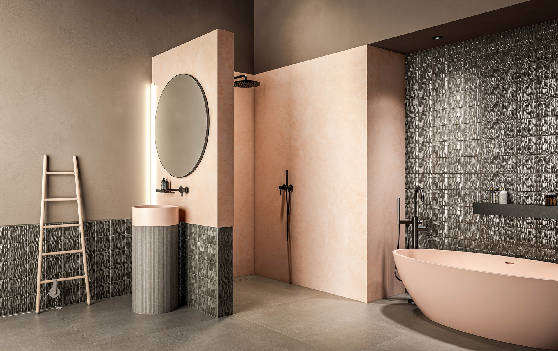 Collezione Bamboo | rendering per Gigacer
