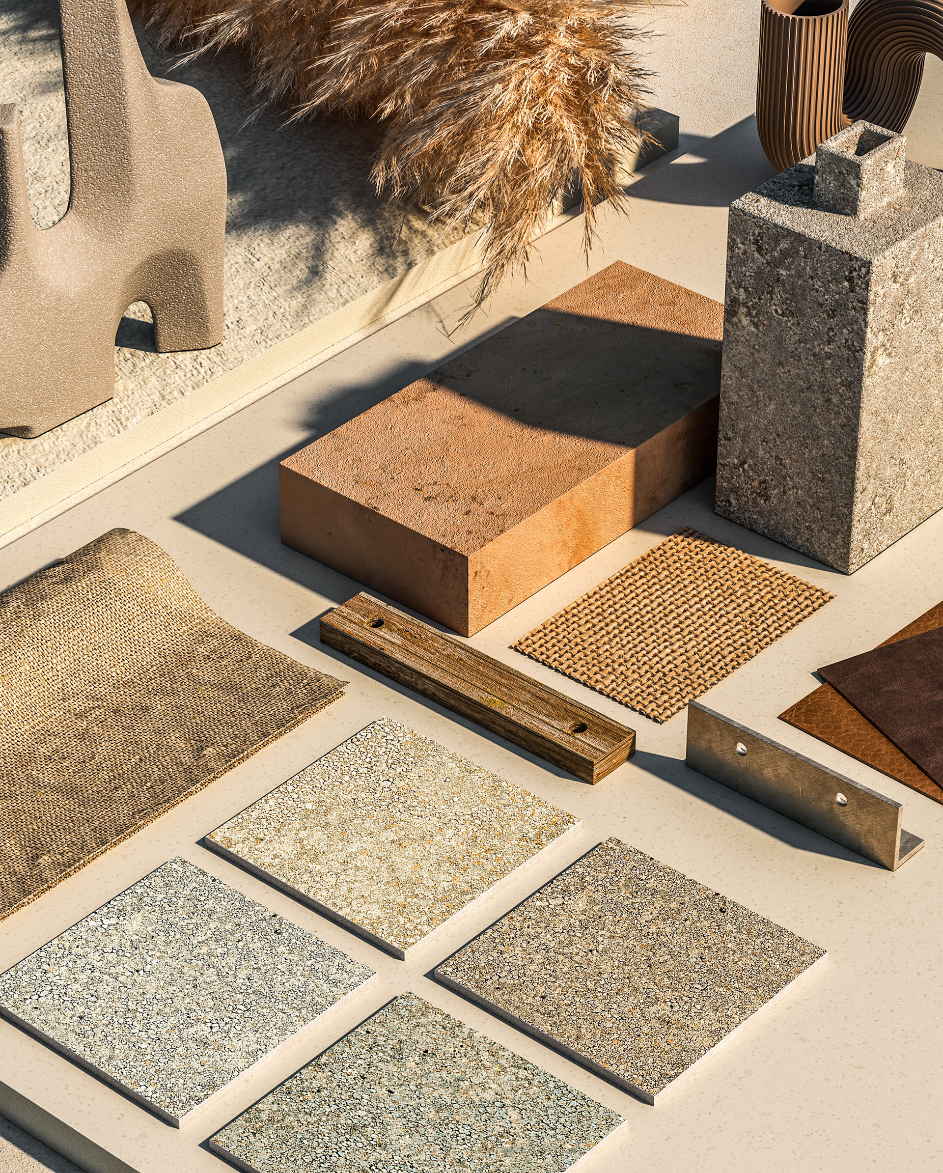 Rendering Design | Collezione Terra | moodboard