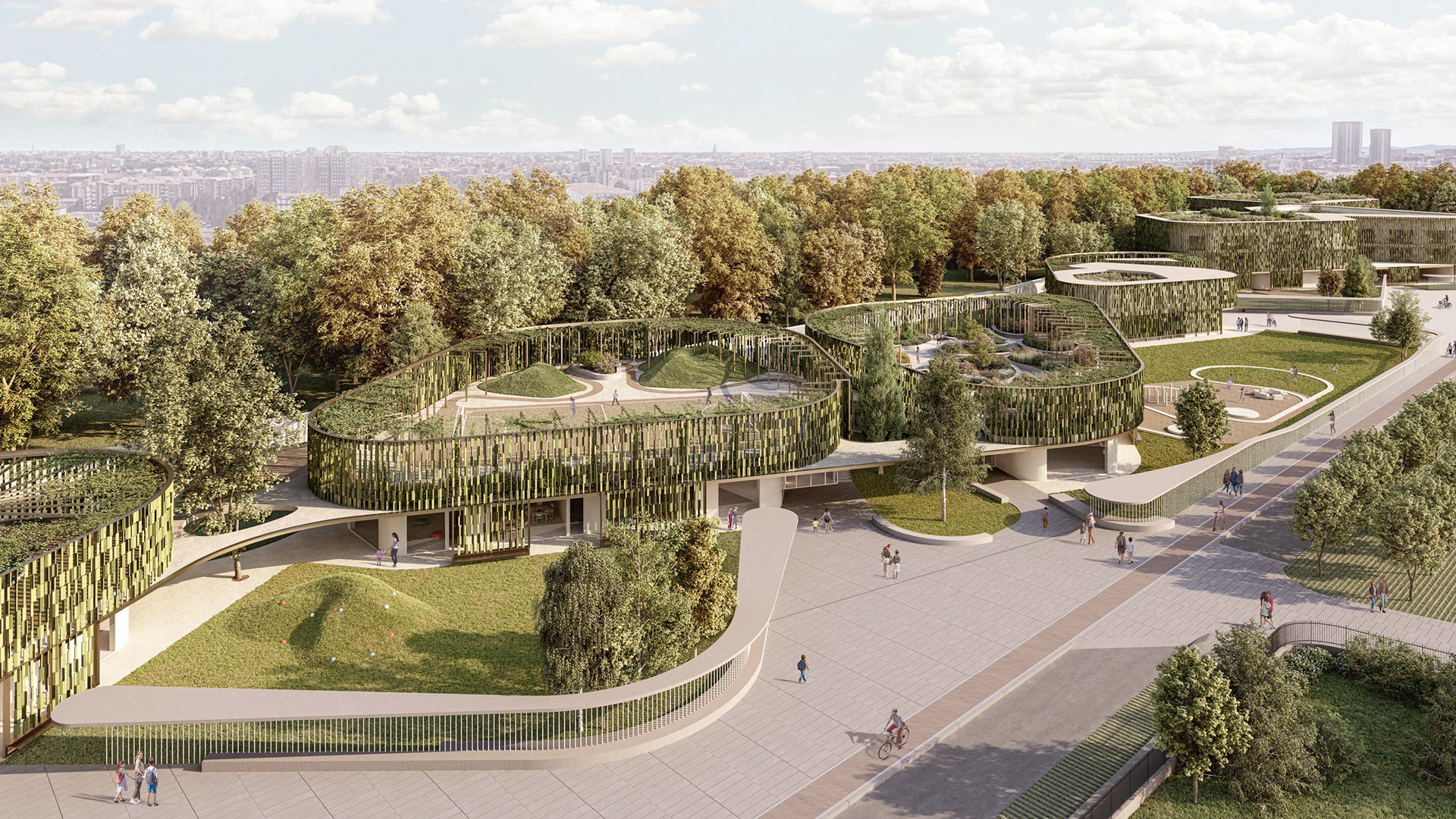 2019 | Contest: school complex Scialoia in Milan | MoDusArchitects