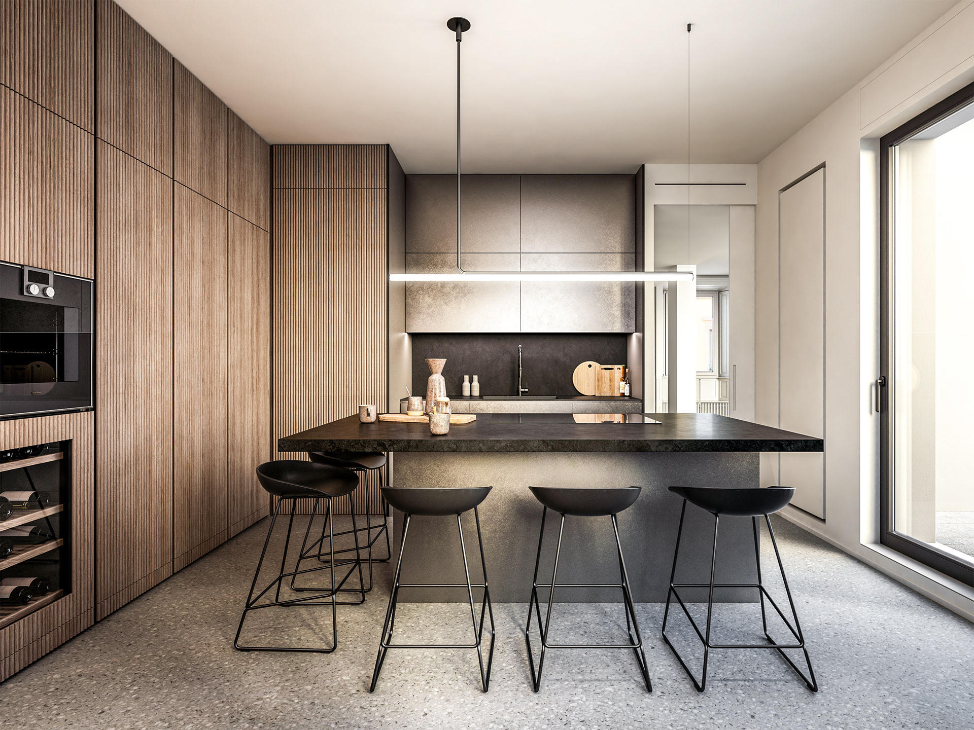 Rendering Interni | Appartamento SV | cucina
