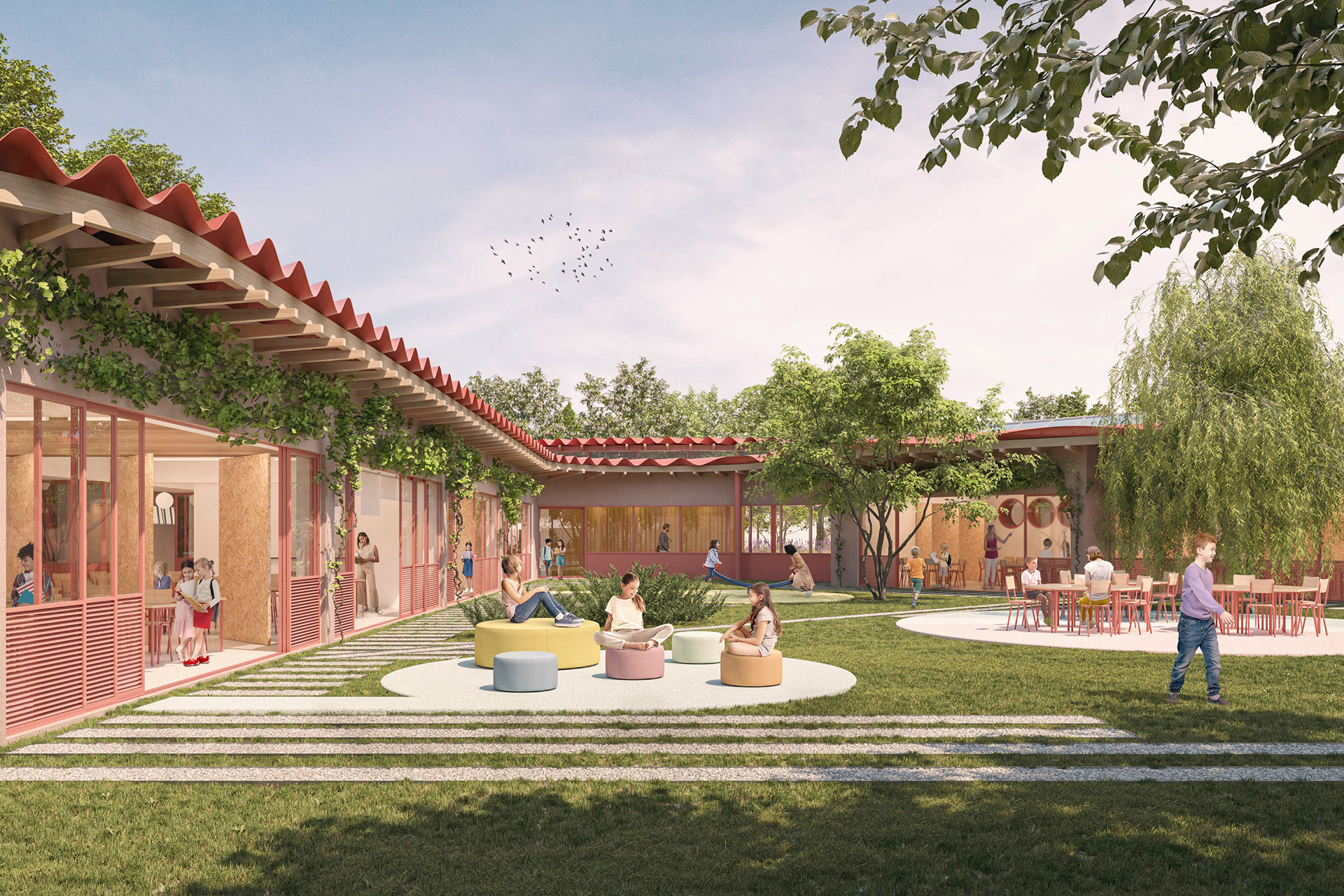 2021 | Contest: Primary School in Avezzano | Sectile Architecture