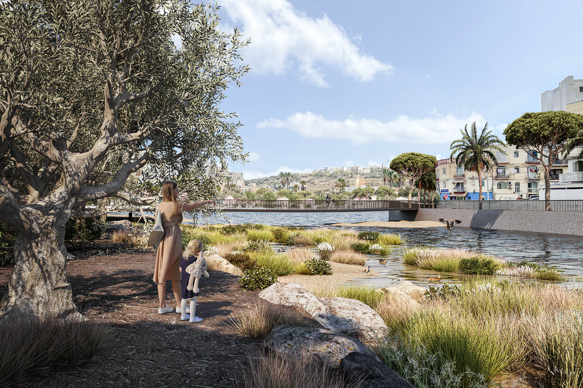 Rendering Landscape | Concorso Waterfront Marsaskala Malta