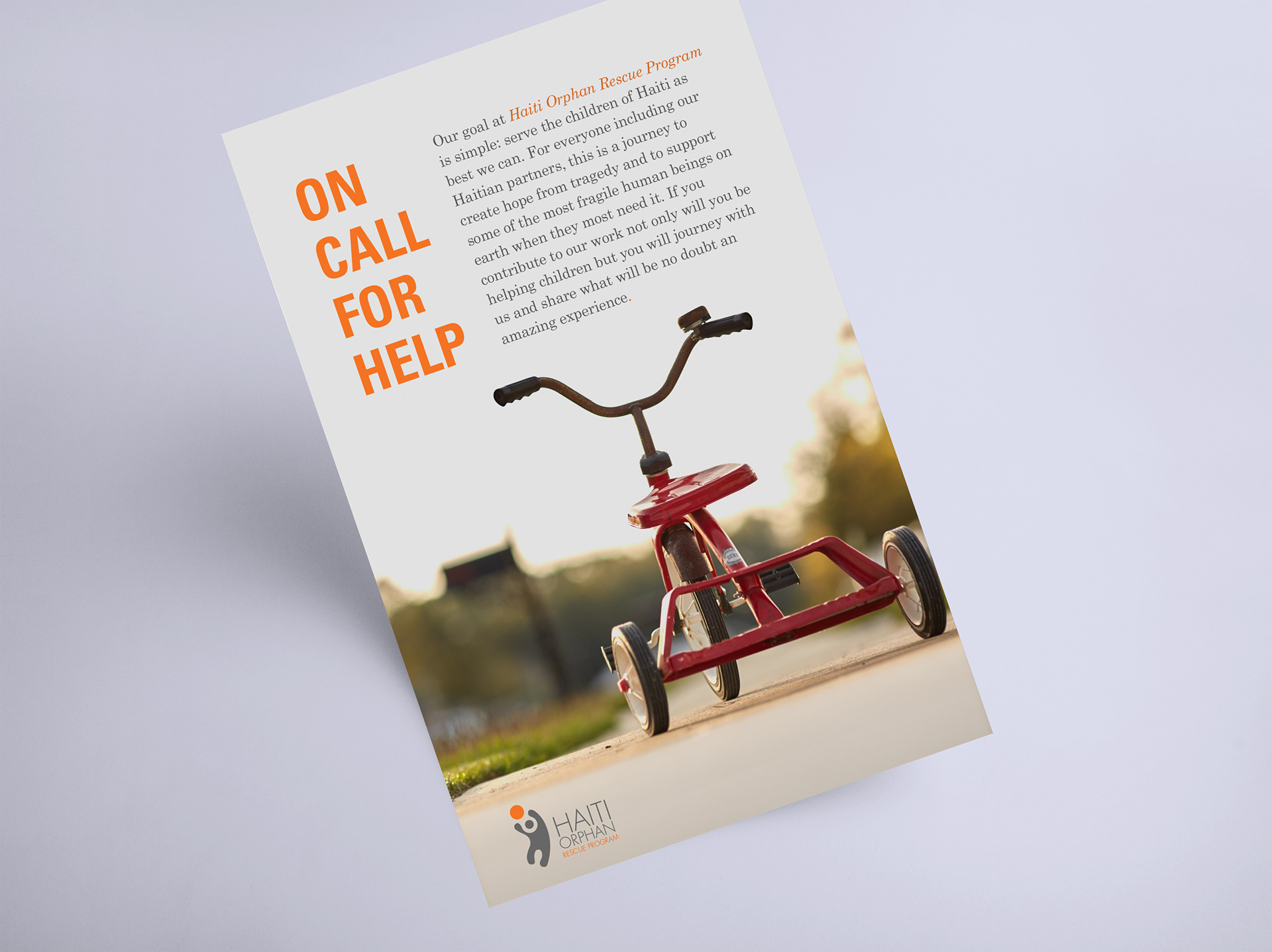 Haiti Orphan Rescue Program flyer