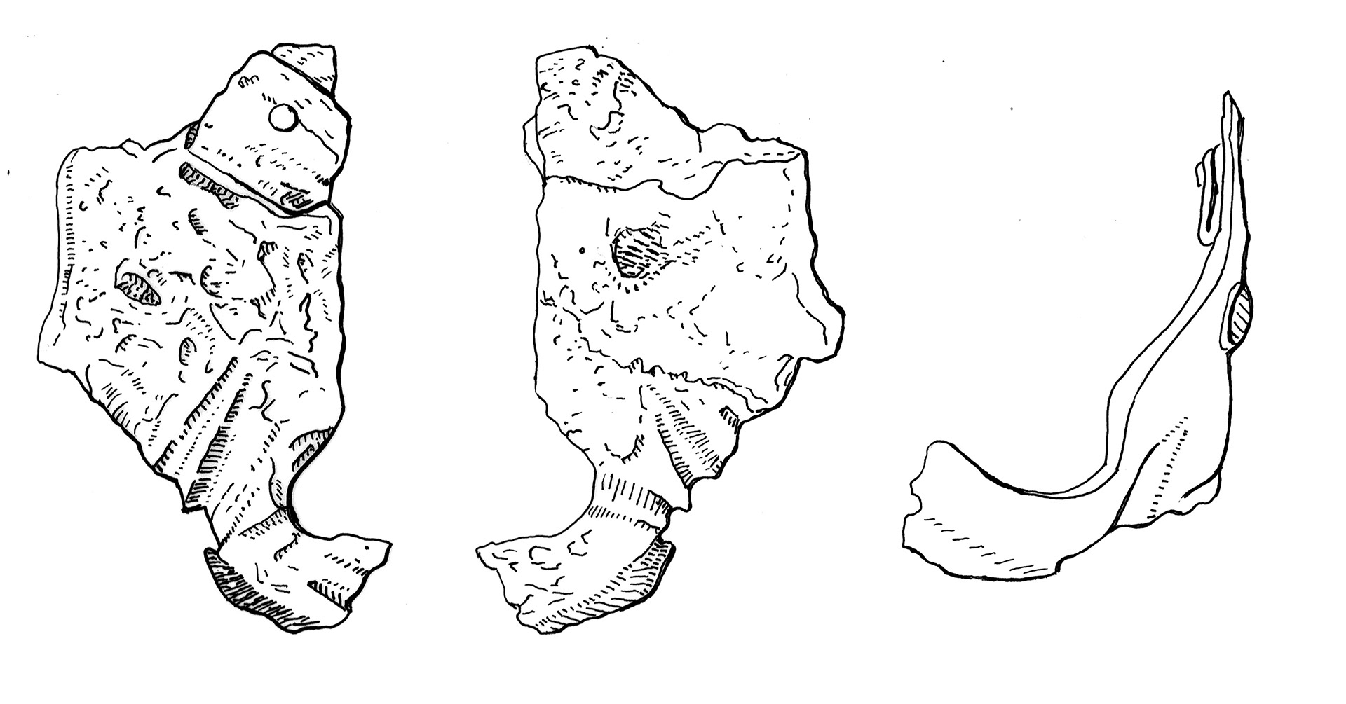 side piece of a early medieval helmet, Basel