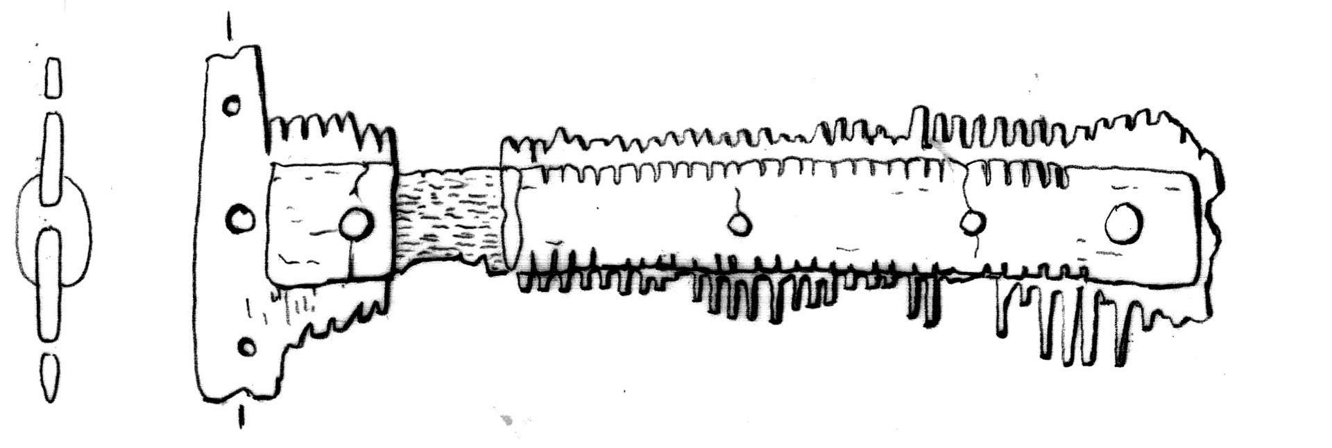 Comb fashioned out of bone, Basel