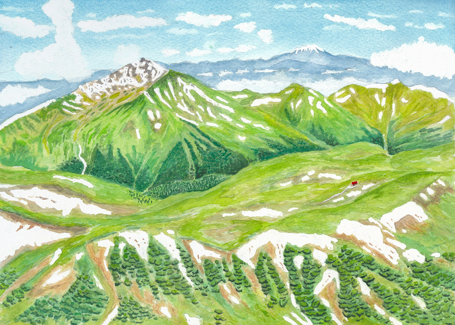 自称山岳カメラマン宮本 律の『山岳-風景写真＆イラスト集