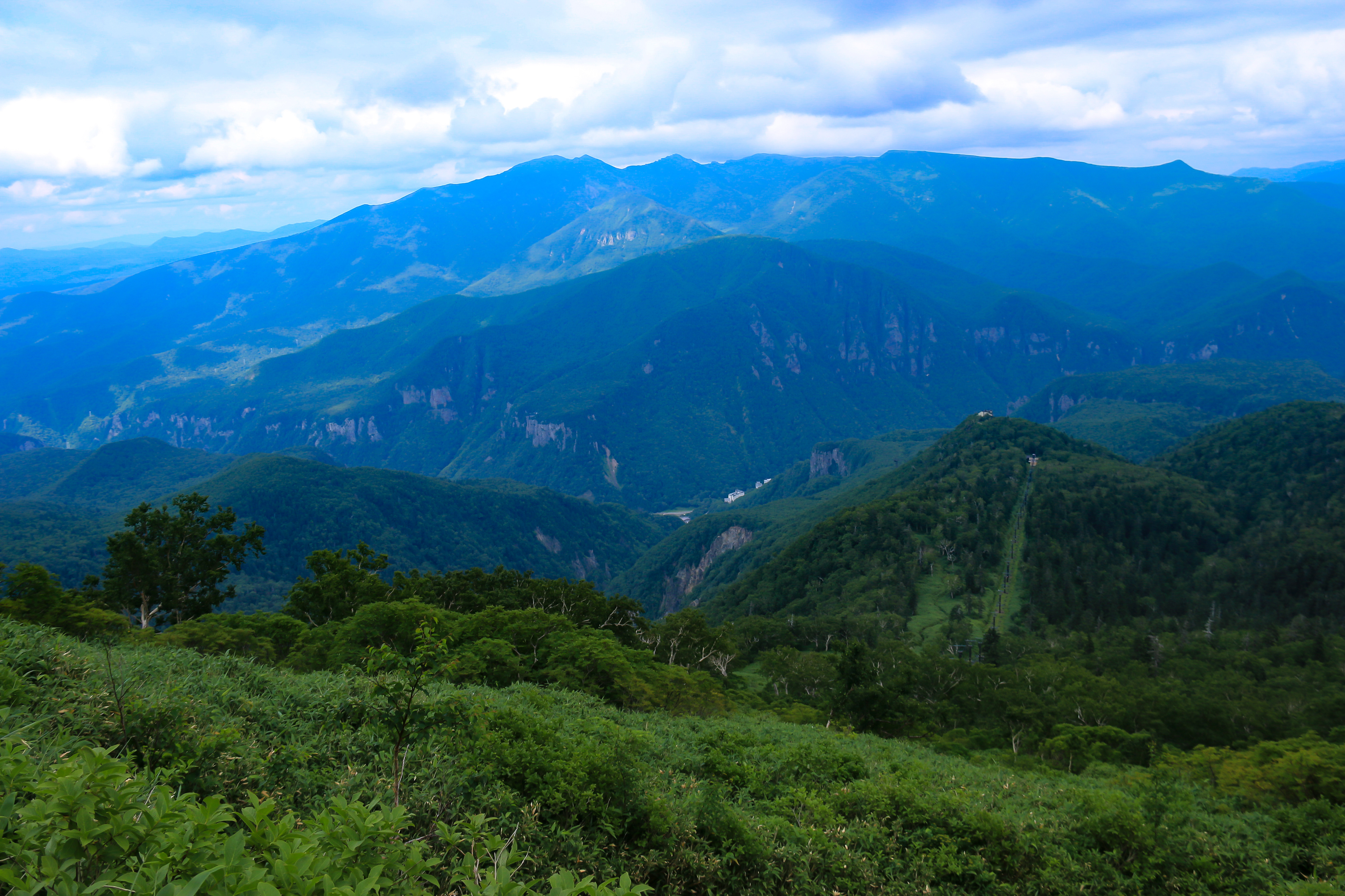 黒岳から 層雲峡