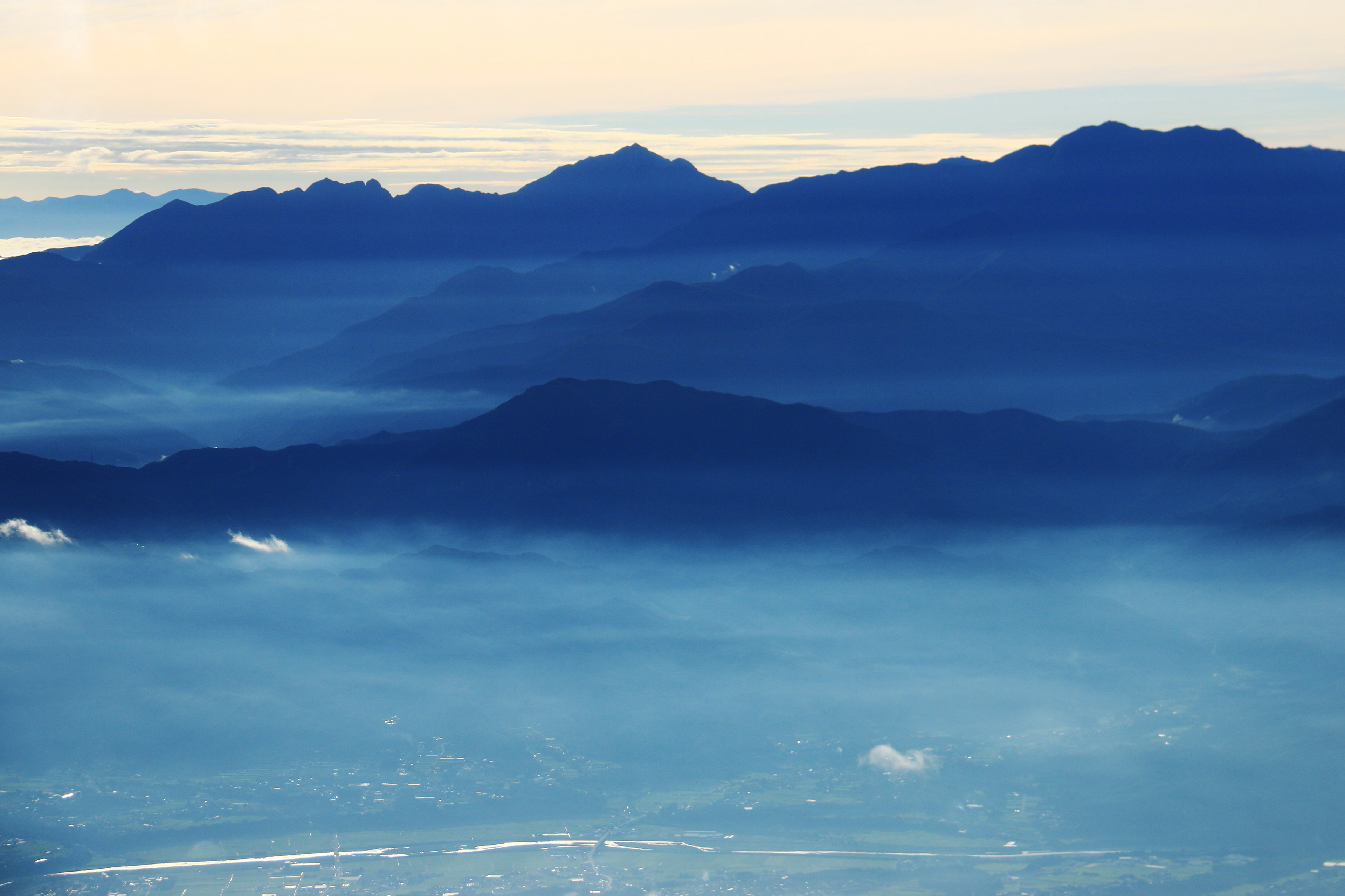 南アルプス 空木岳より