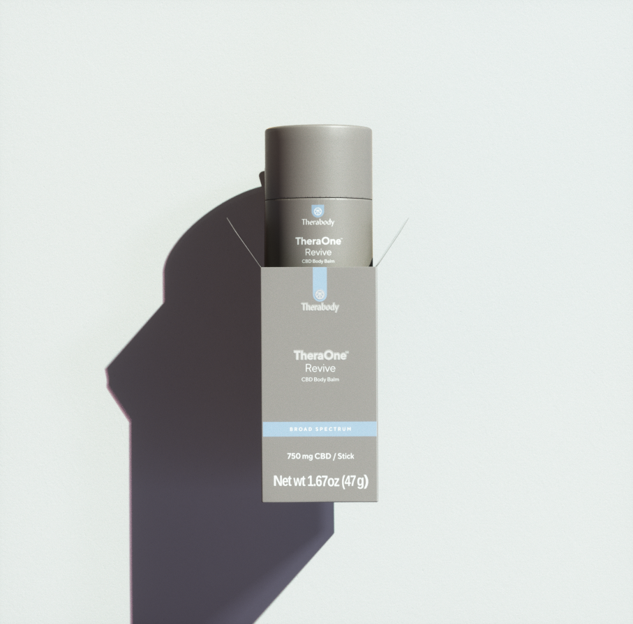 TheraOne Revive CBD Cream, 750 mg per stick, 1.67 oz (47 g), Broad Spectrum, Calming Relief.