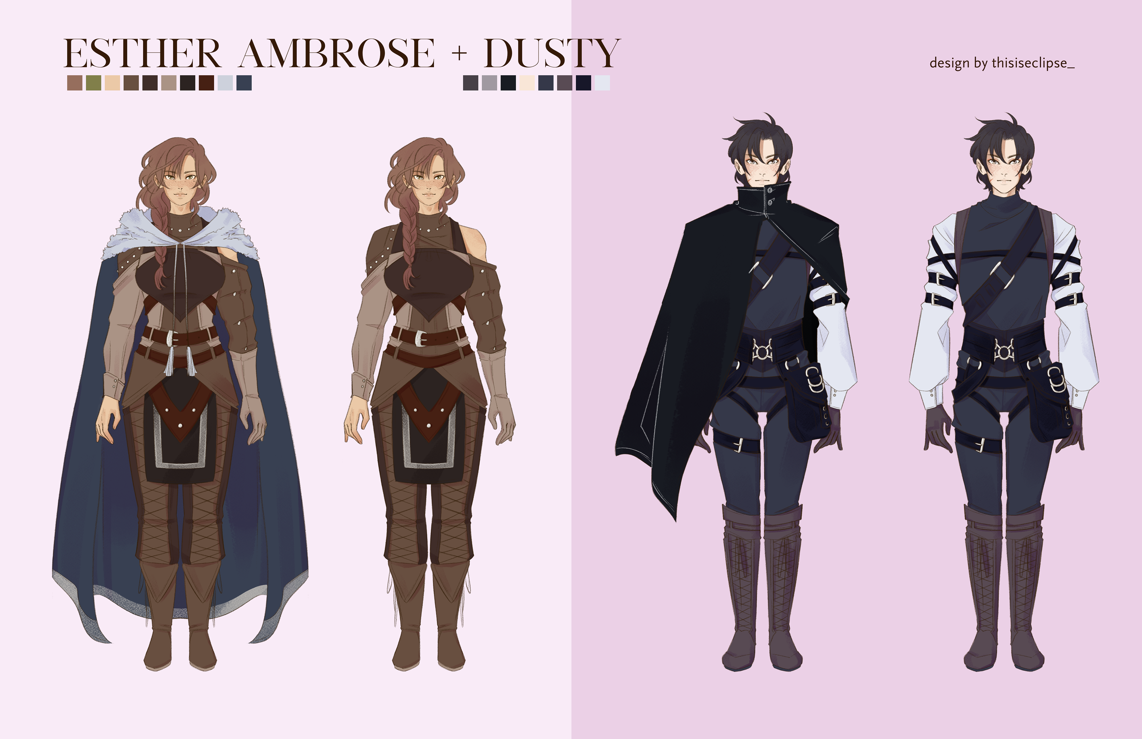 Character Designs | Esther Ambrose + Dusty