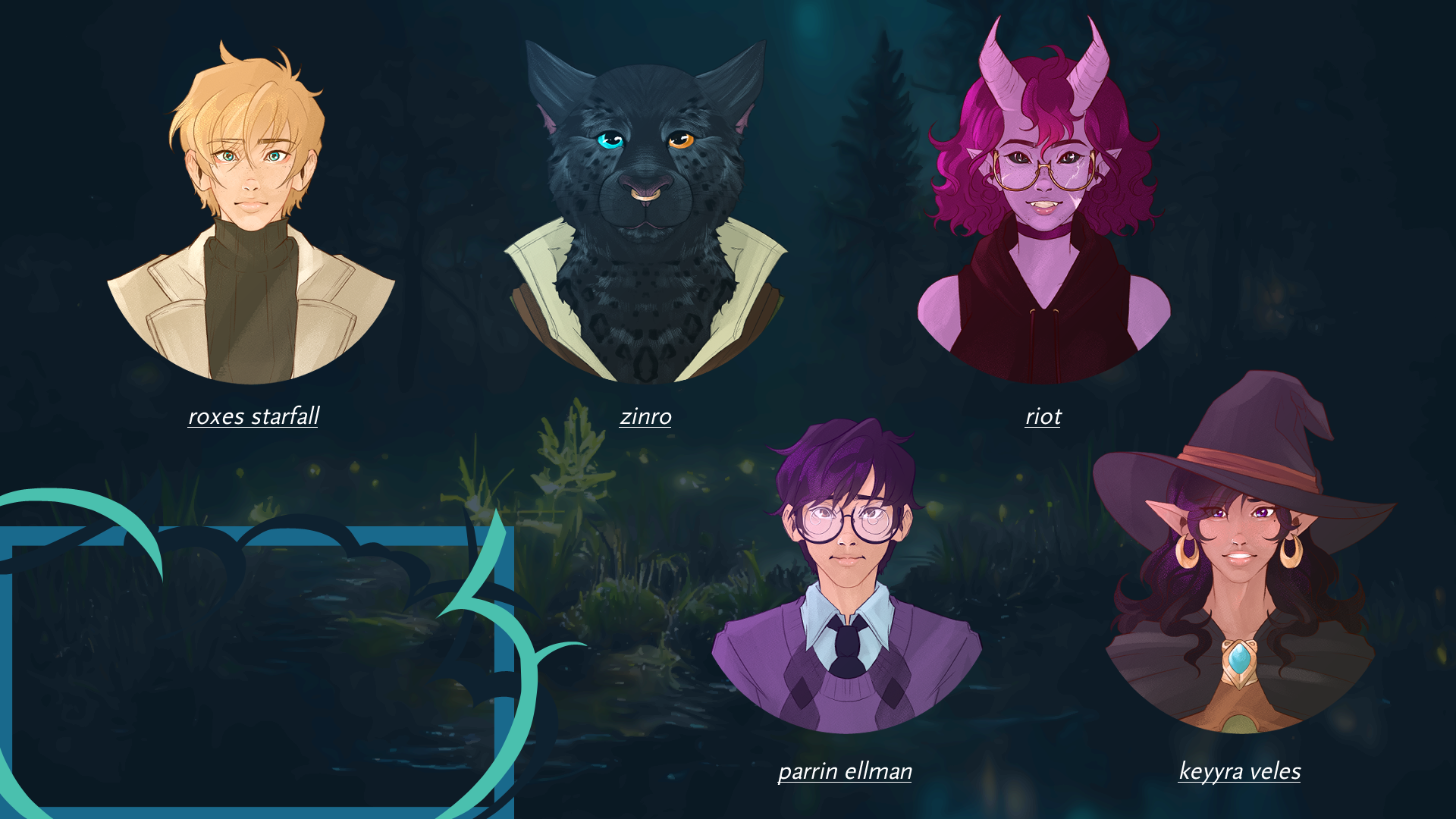 Character Portrait Designs | Aleia Campaign Oneshot
