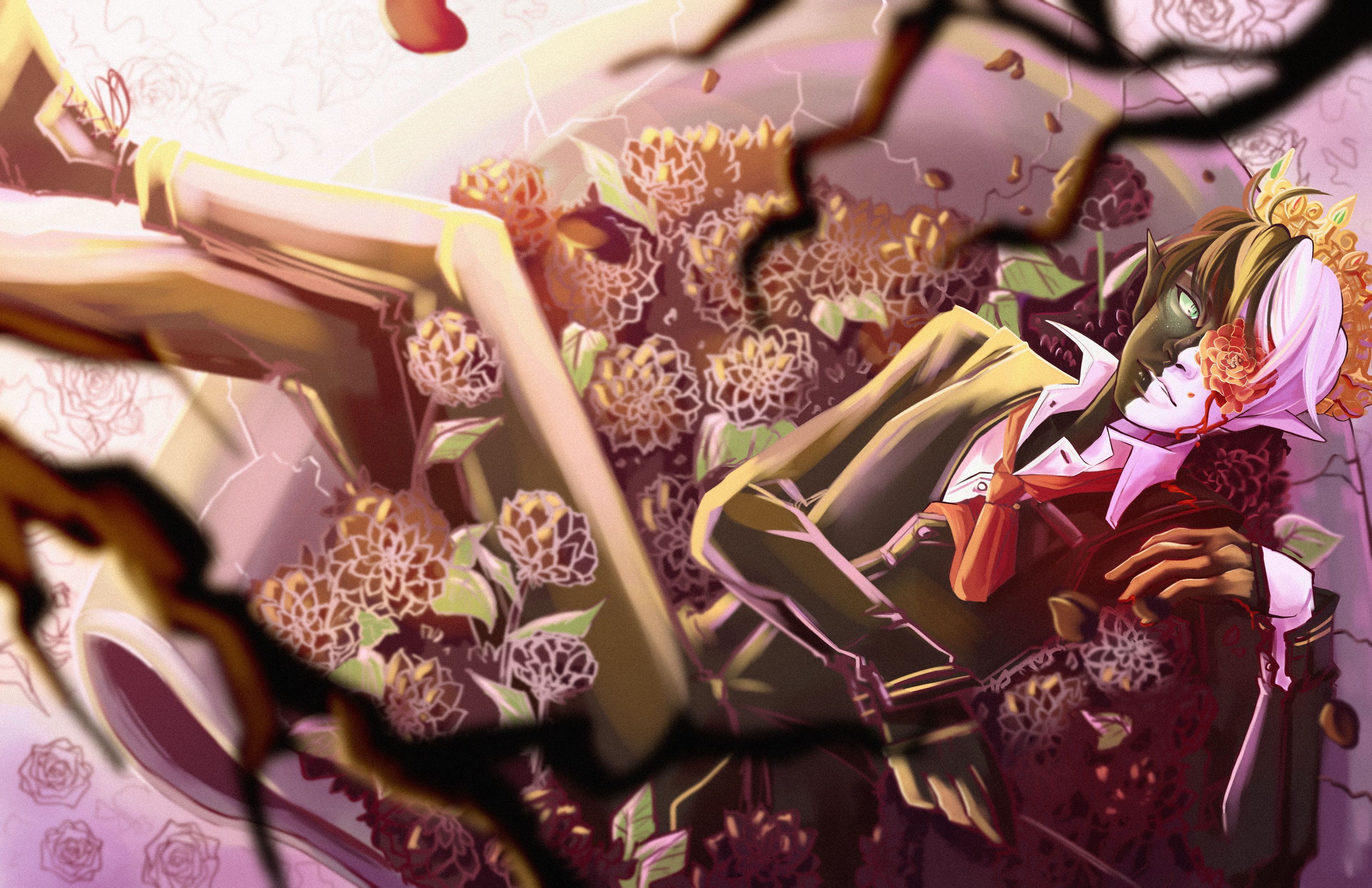 "Dahlia" | Digital Painting