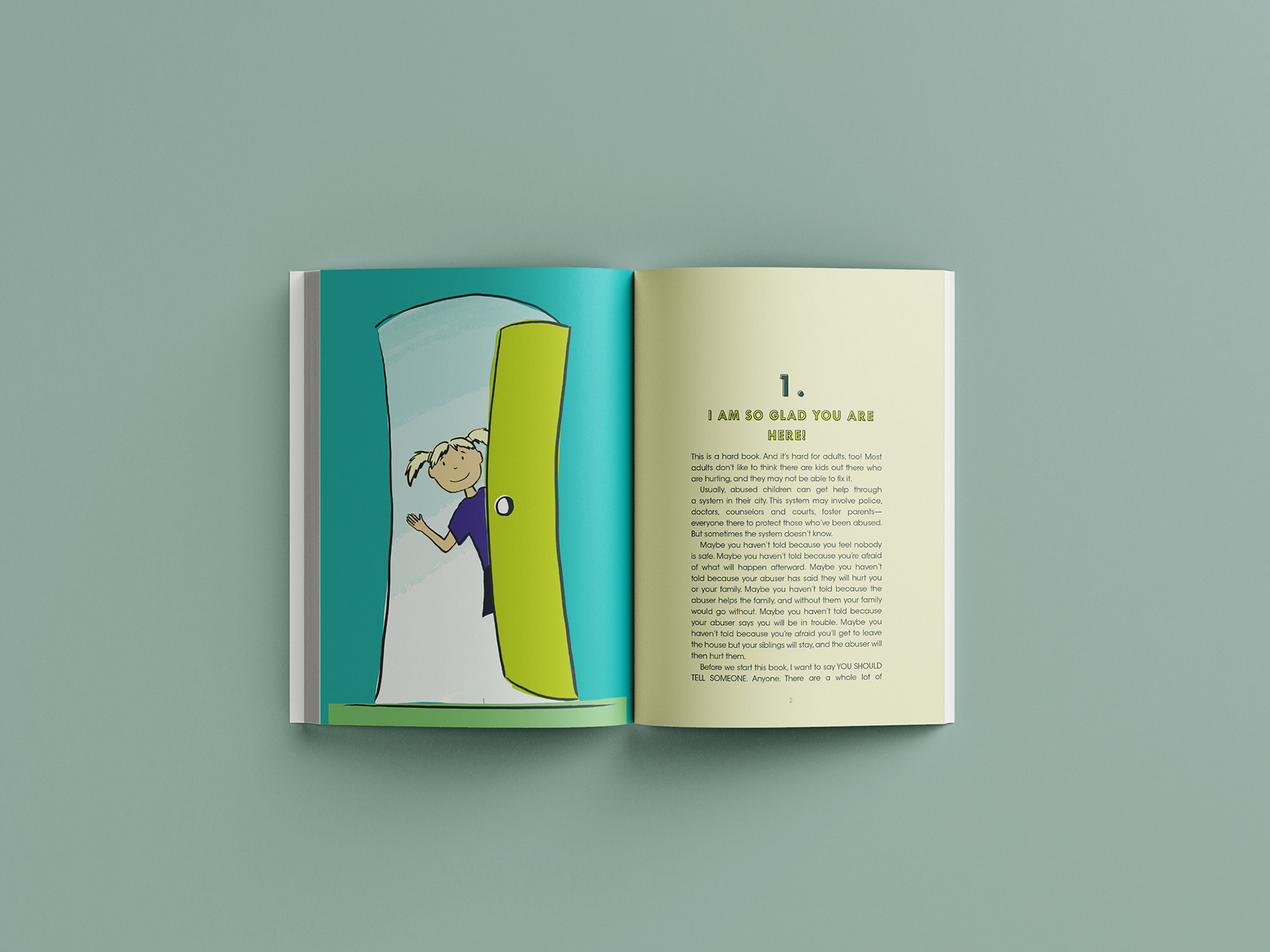 Interior children's book illustrations for There is Hope, Contagious Overcomers. Illustrated by book cover designer Jennifer of Ledgerwood Designs.