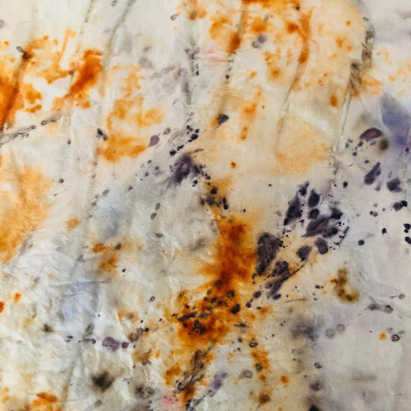 Rusted objects, soil