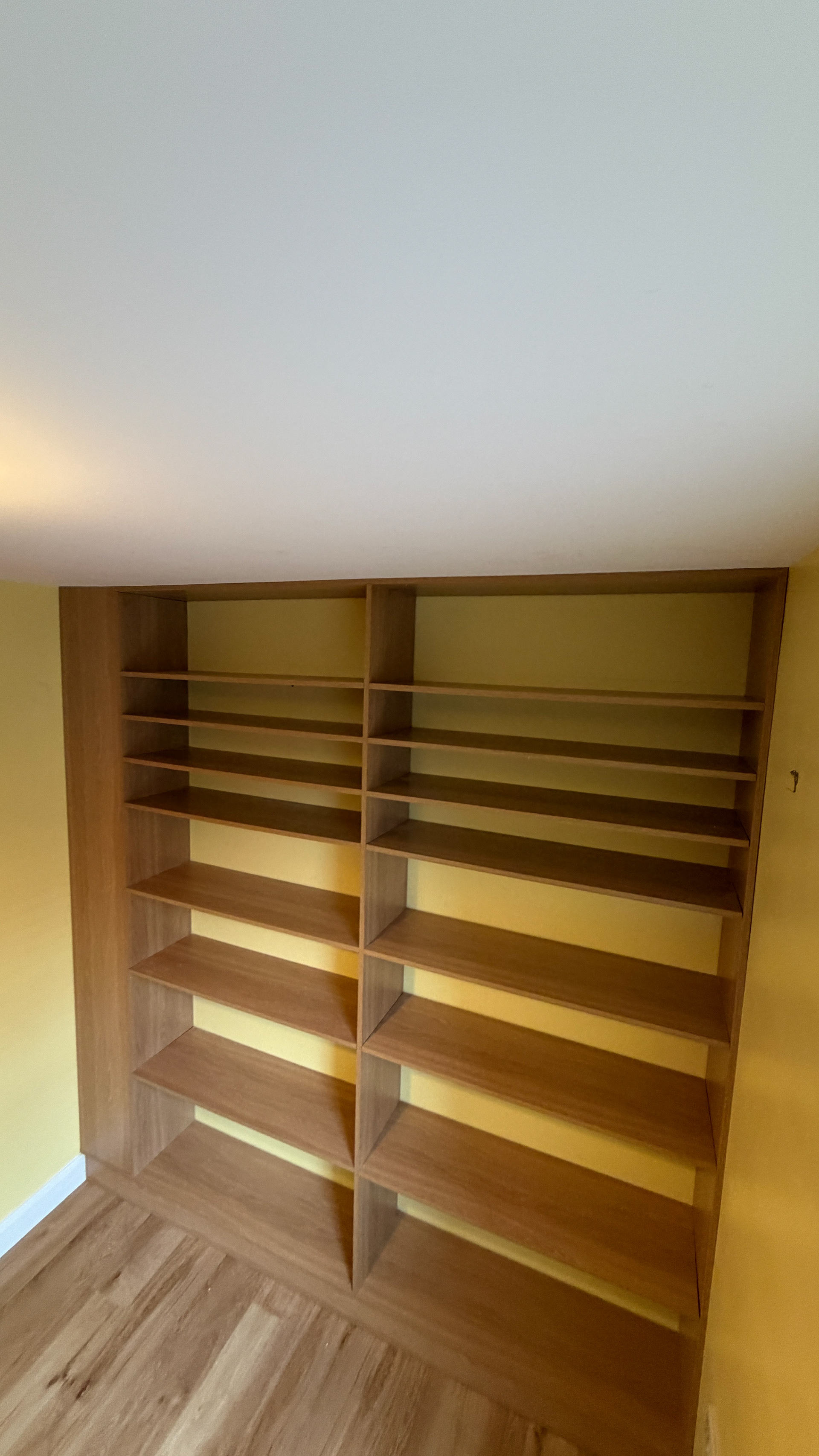 Built in bookcase
