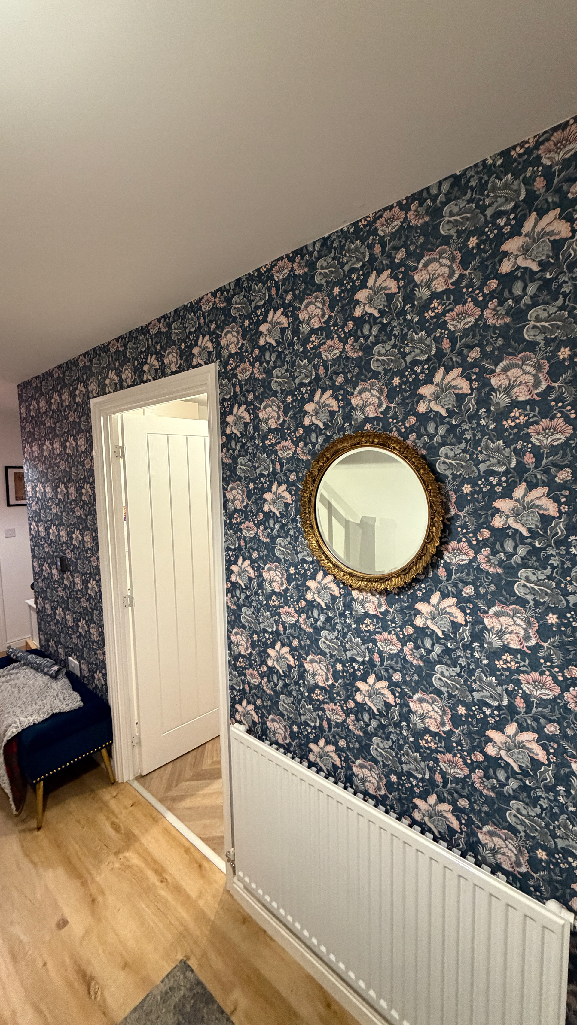 Wallpapering Hallway