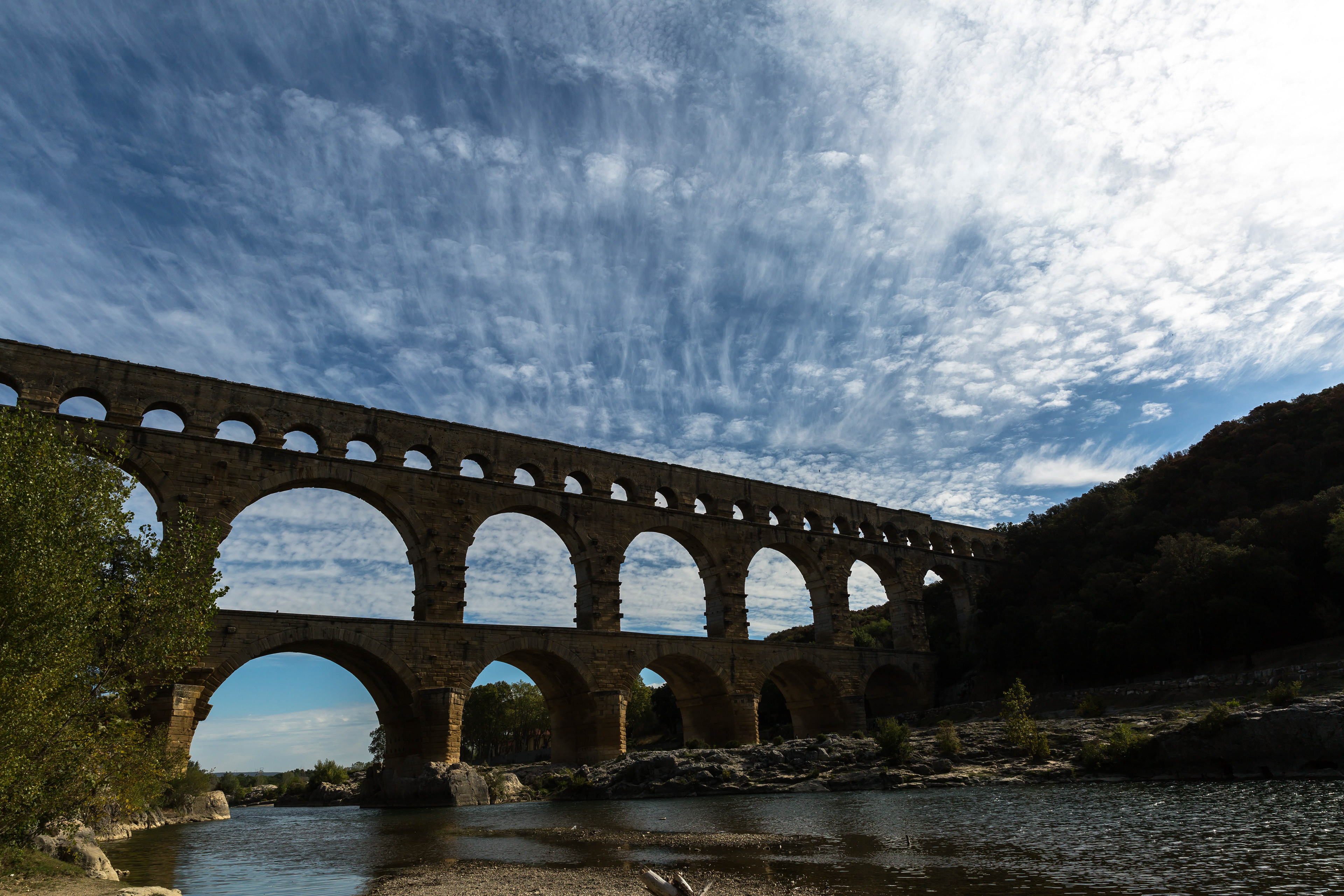 The Point Du Gard Aqueduct Avagnon France