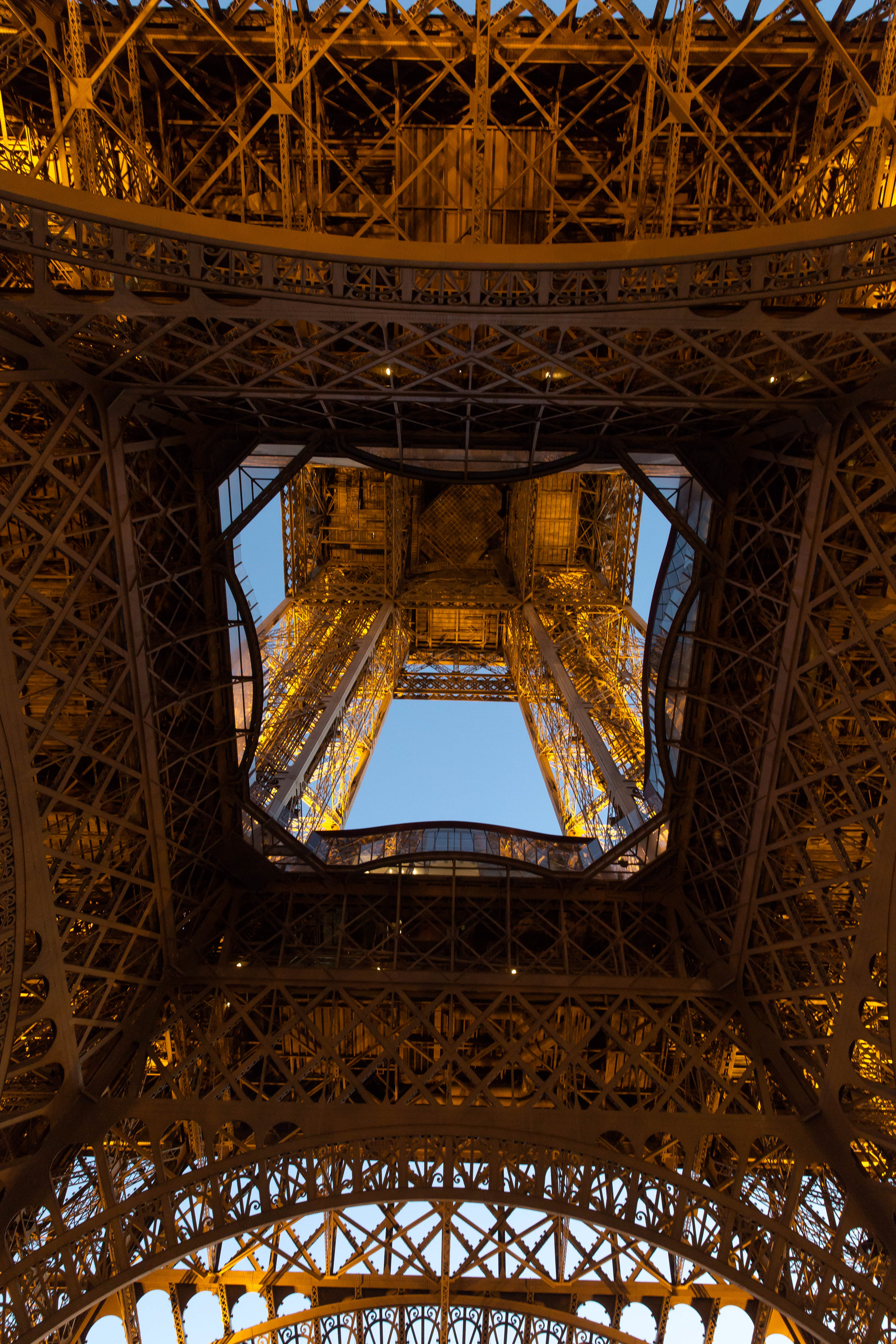 View from under the Eifel Tower