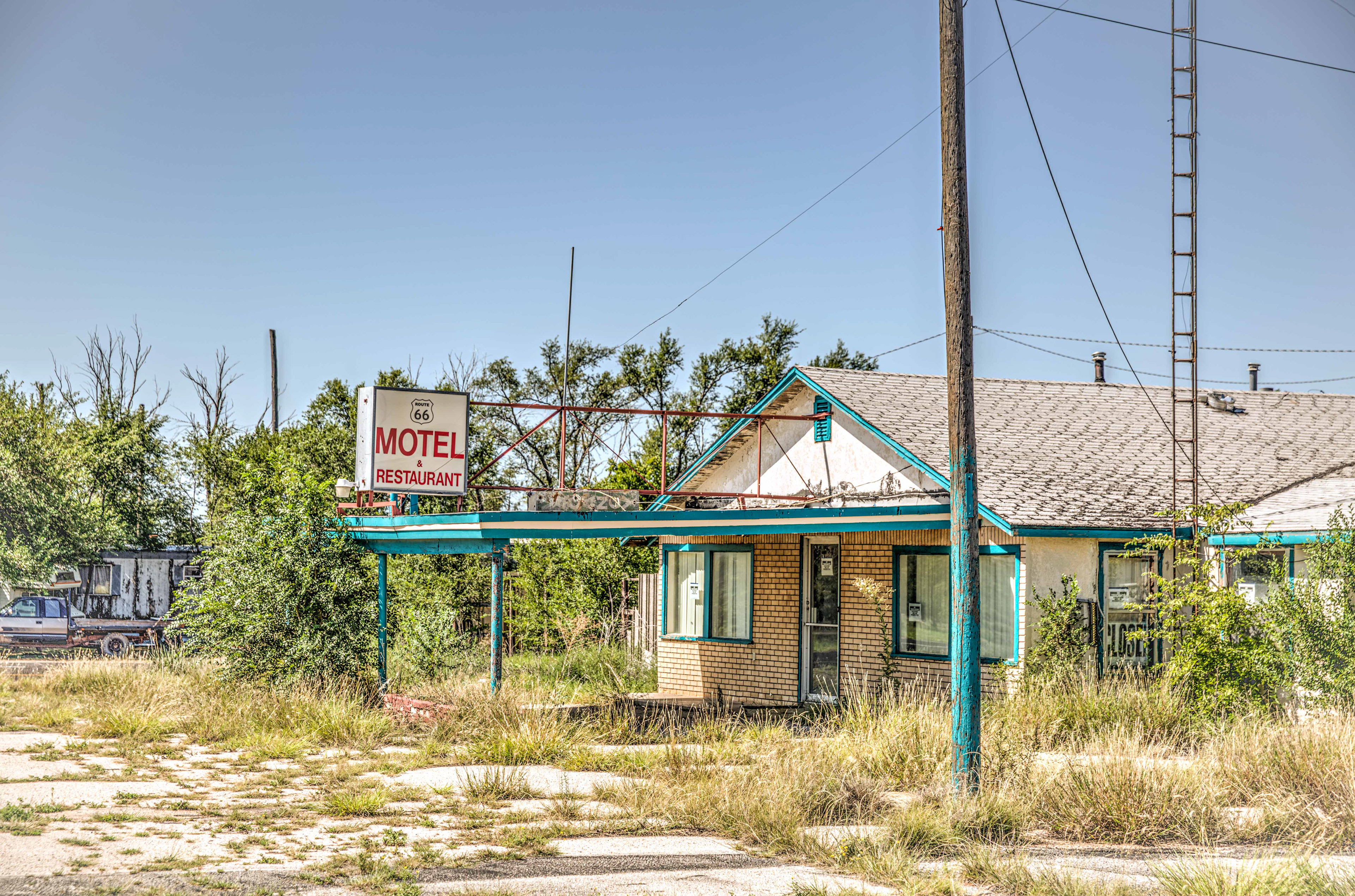 Abandon Motel Along Route 66