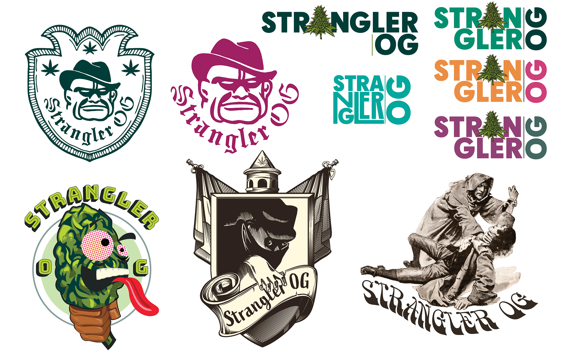 Cannabis strain logo