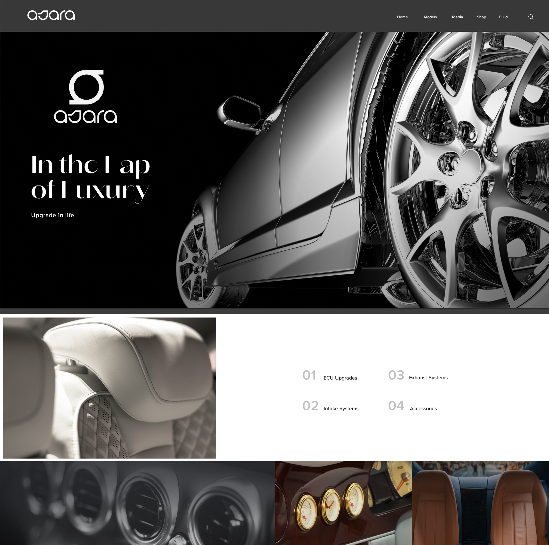 Luxury car web site