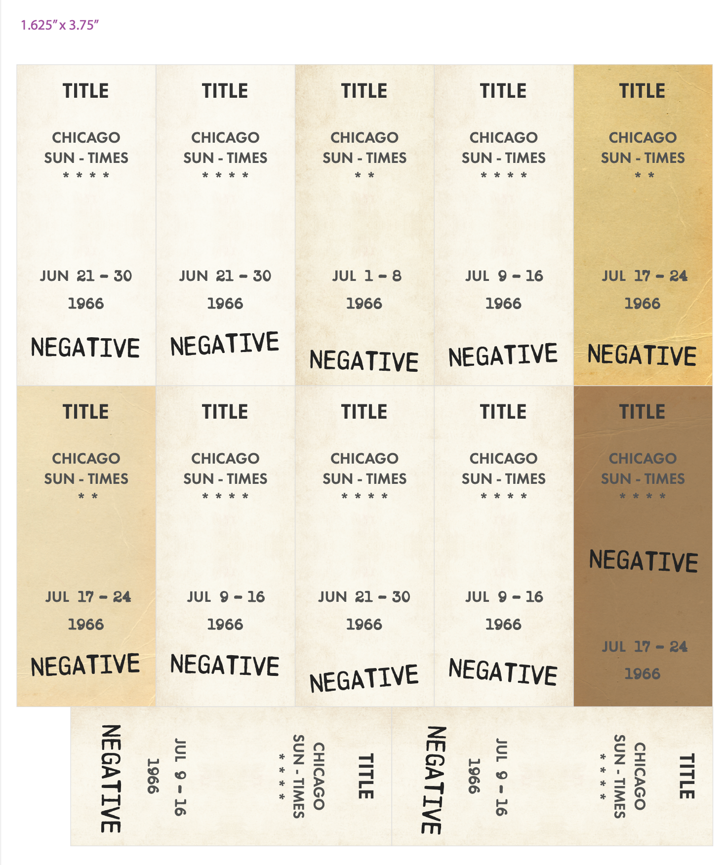 Microfilm boxes