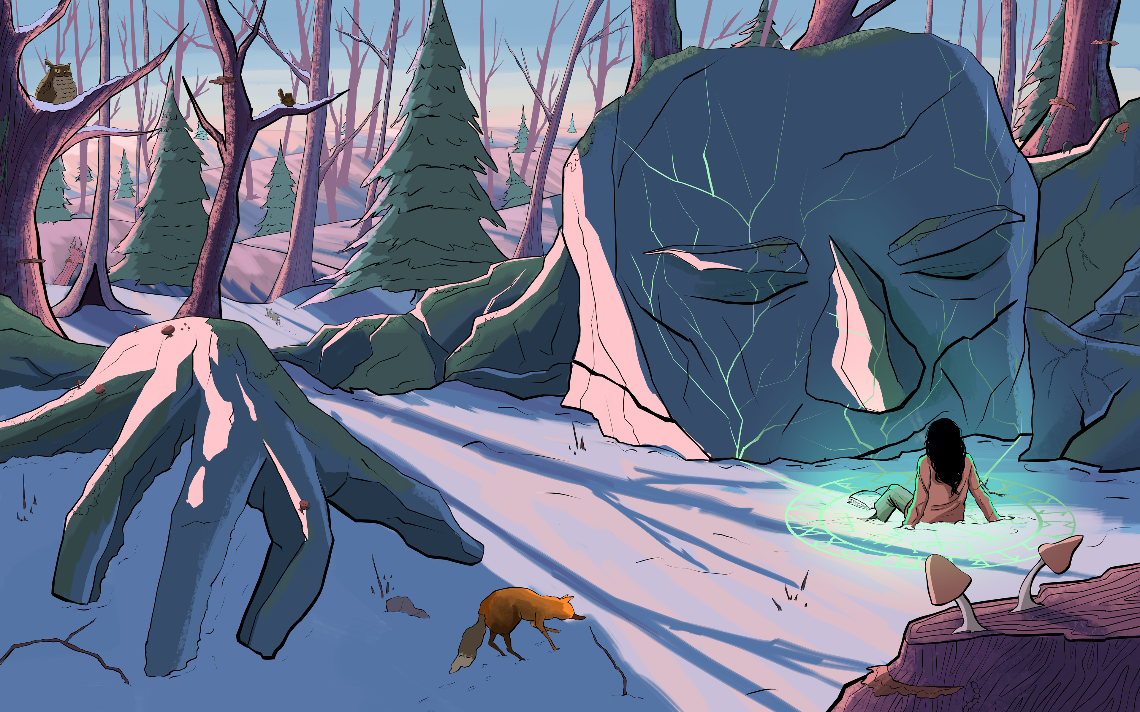Don't Wake the Giant; ClipStudio Paint 2024