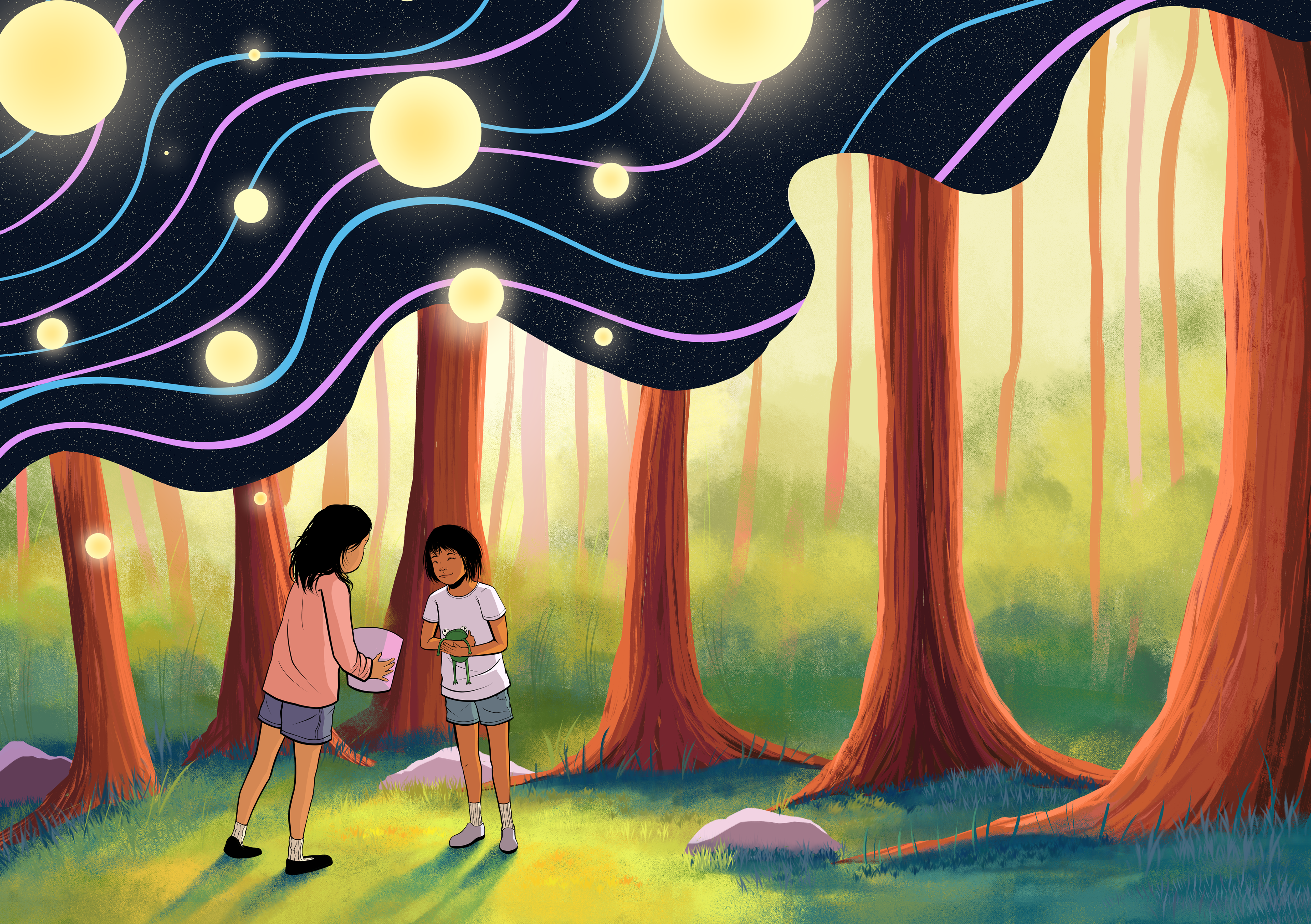 Sister, sister; ClipStudio Paint 2024