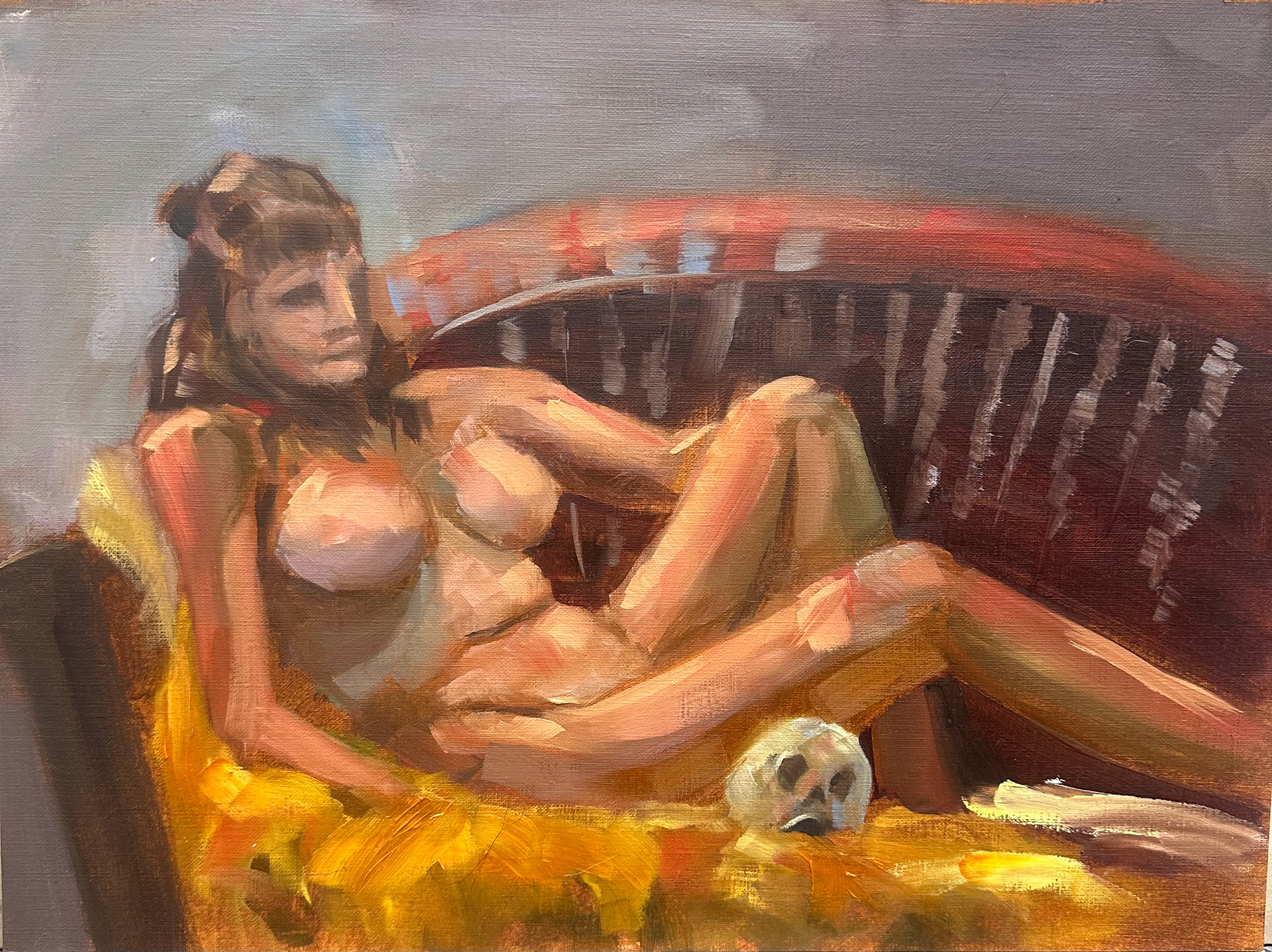 6 hour figure; oil paint 2023