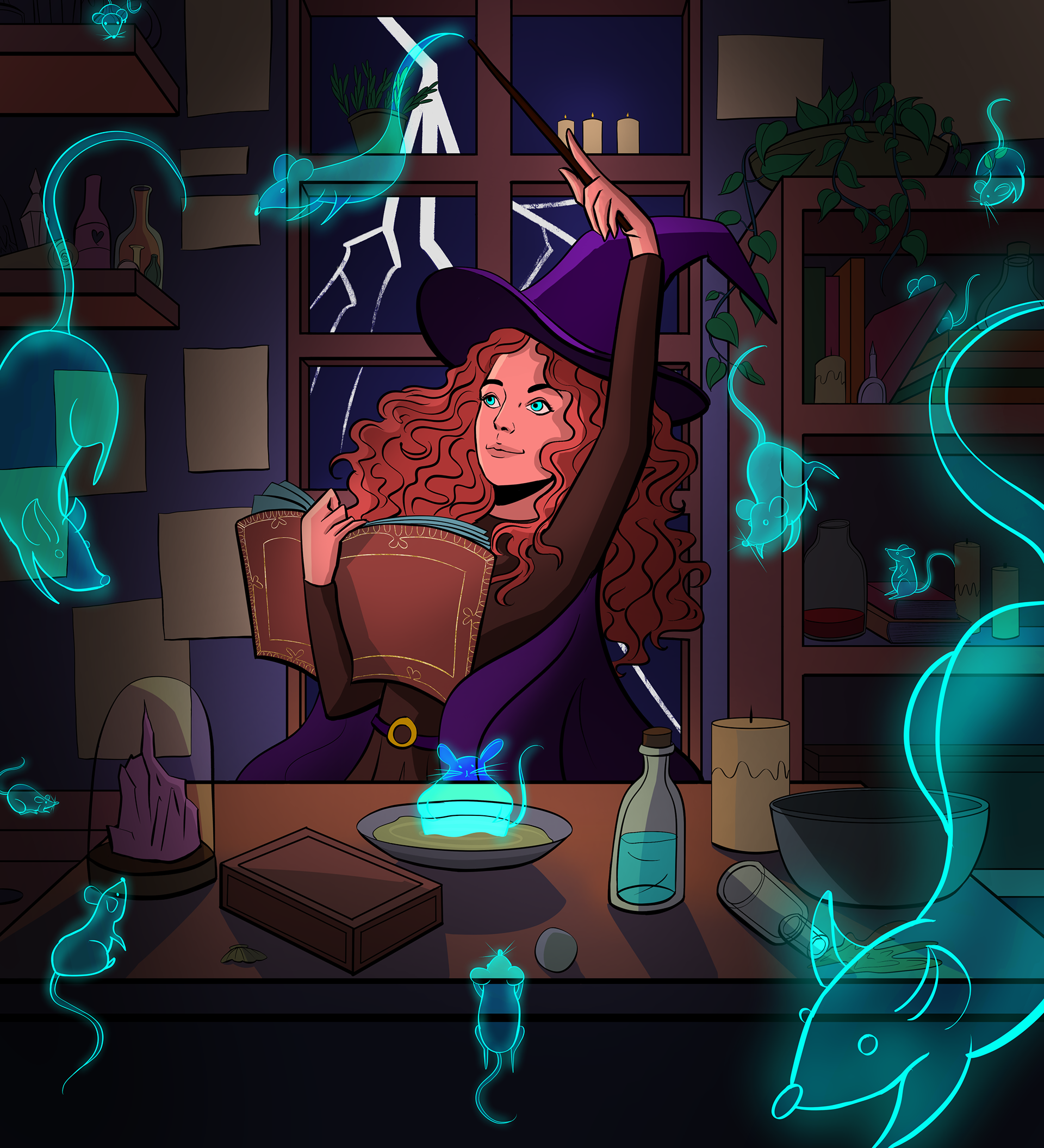 Witches Brew; ClipStudio Paint 2024