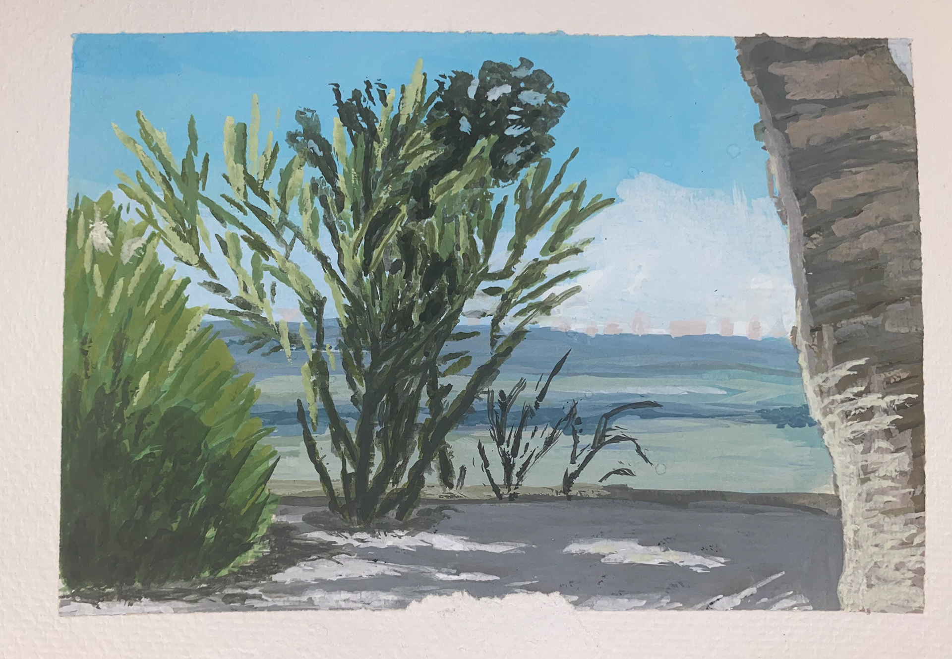 Plein Air; Gouache 2022
