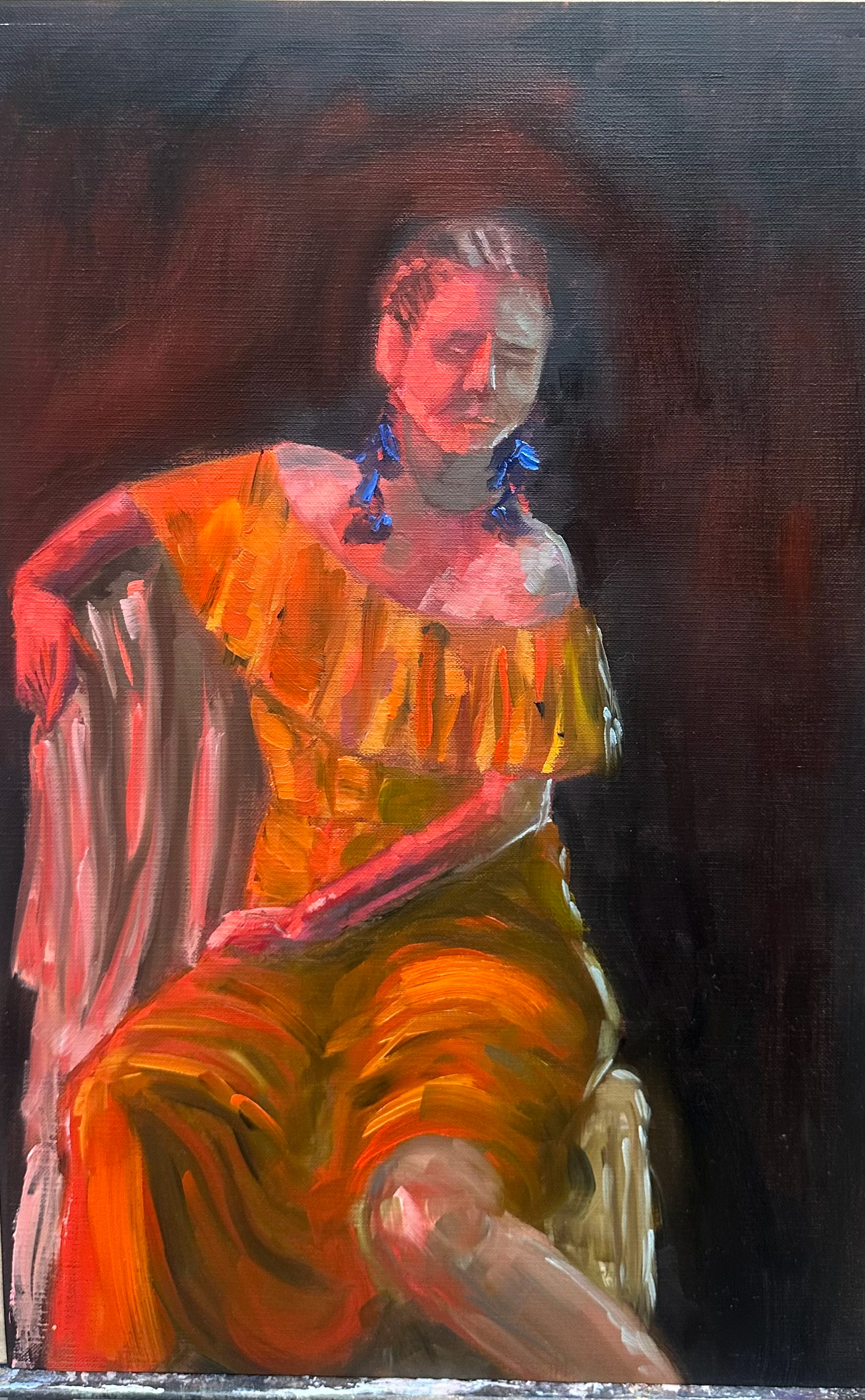 6 hour figure; oil paint 2023