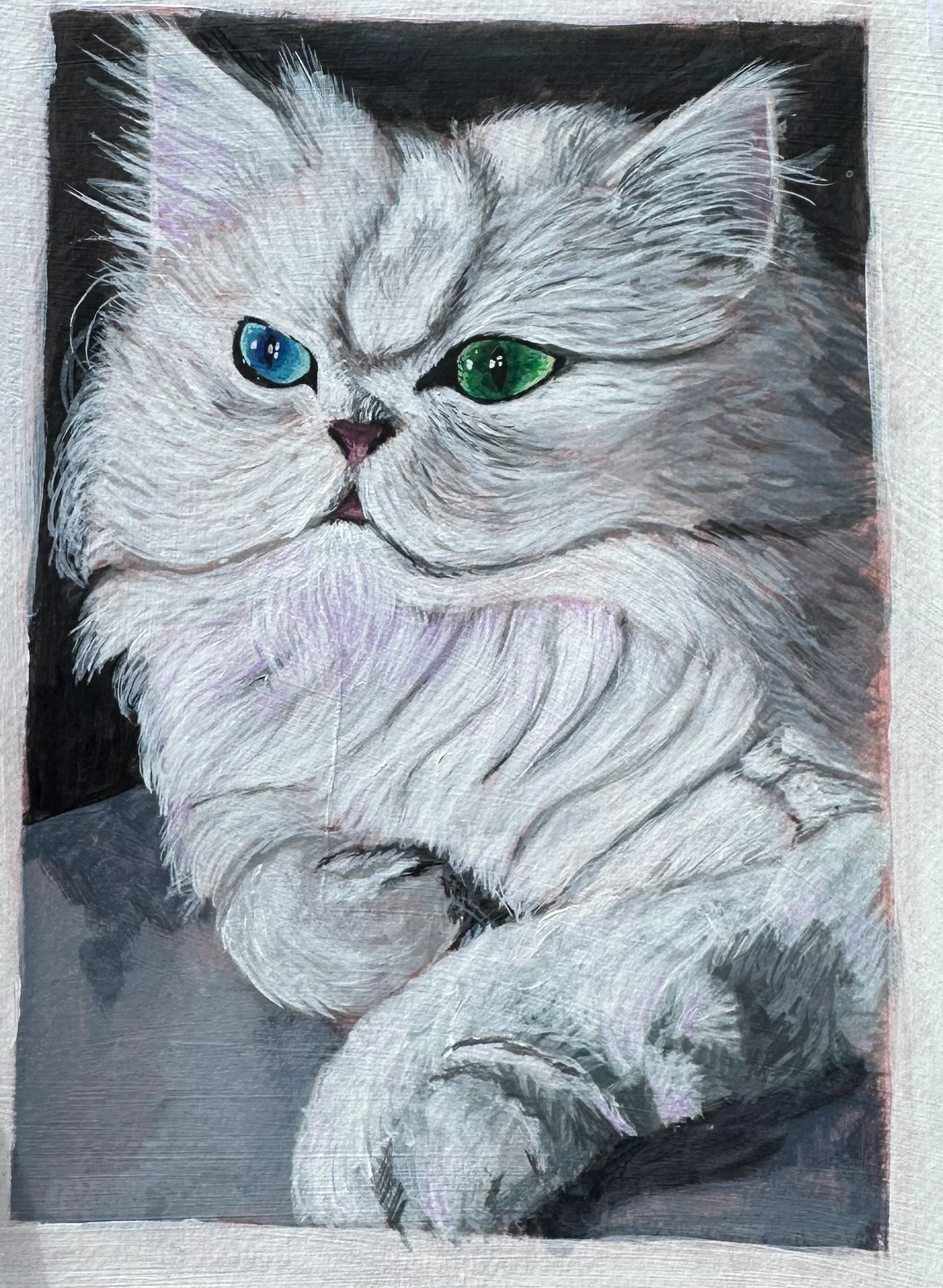 Mr Coconut; Acrylic 2022